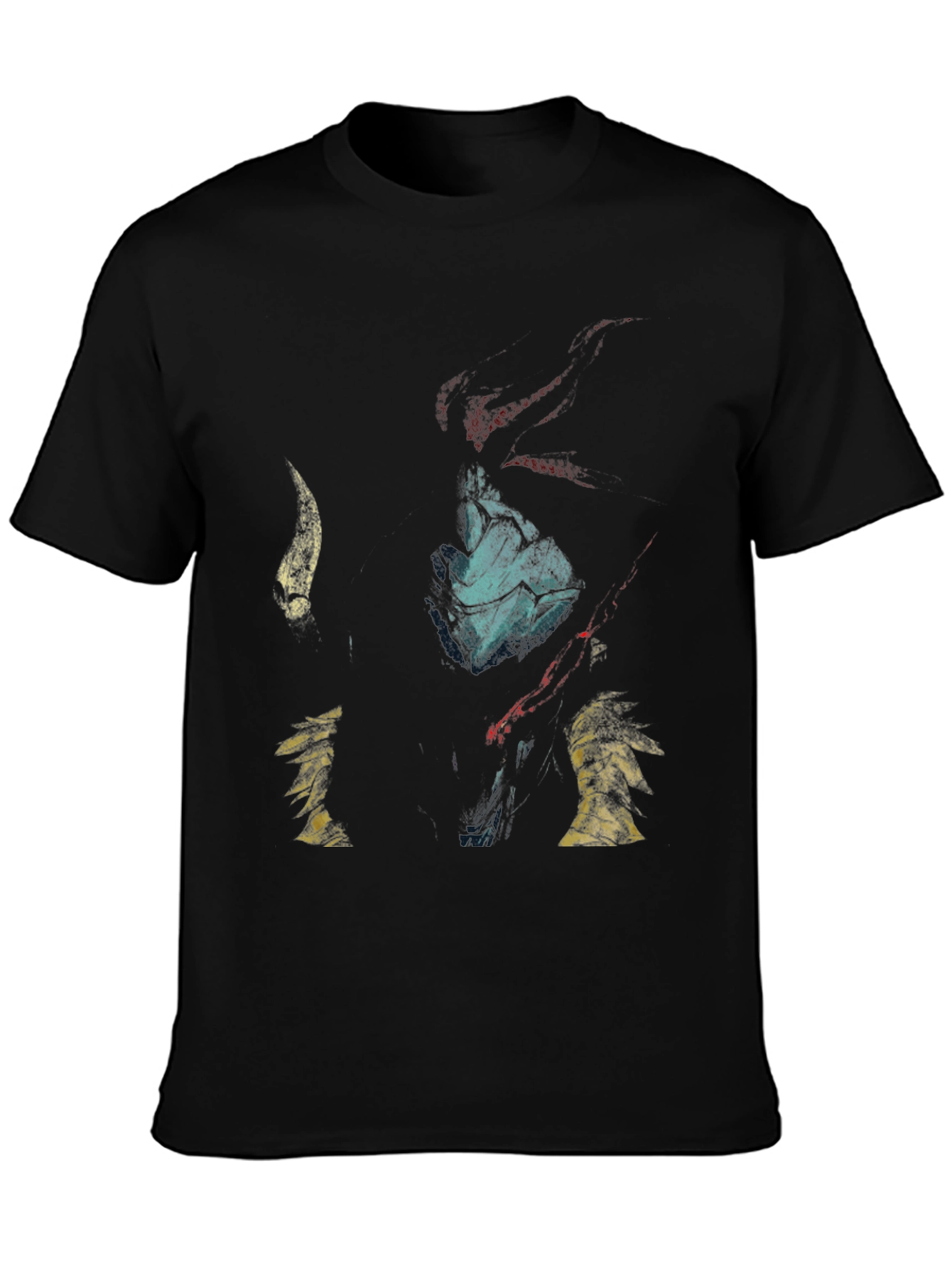 Mens Graphic Print Black T-Shirt
