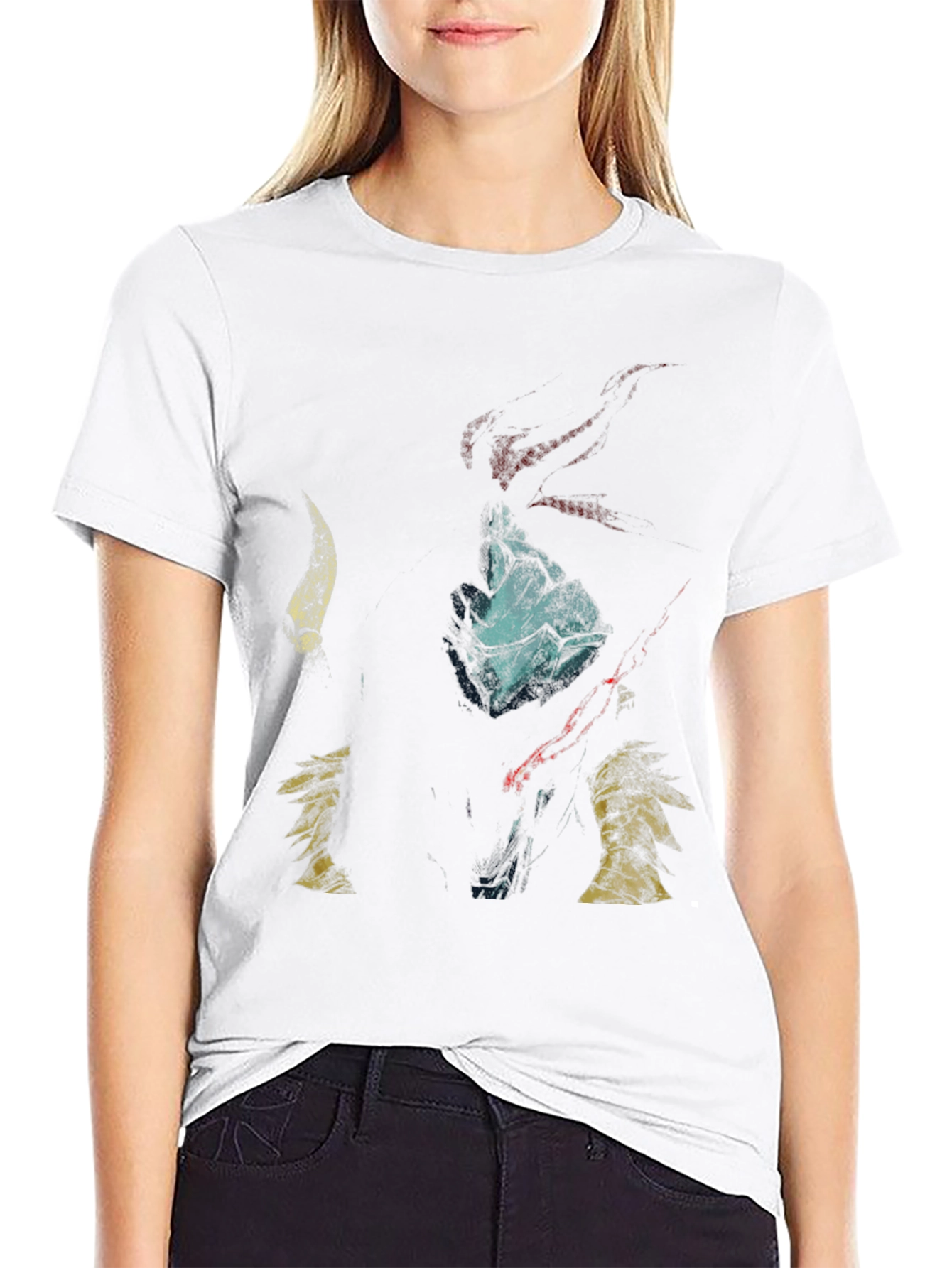 Mens Graphic Print Black T-Shirt