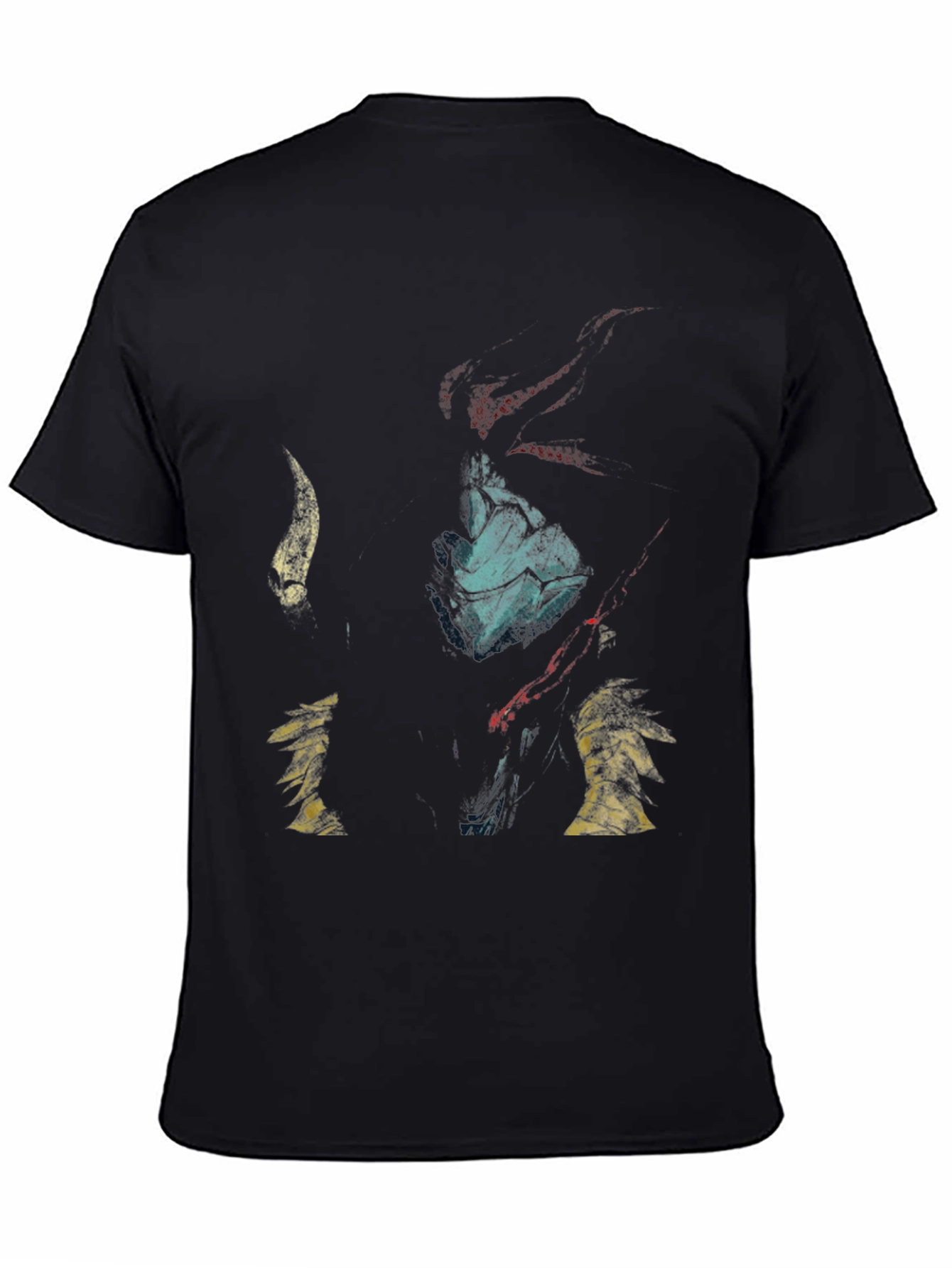 Mens Graphic Print Black T-Shirt