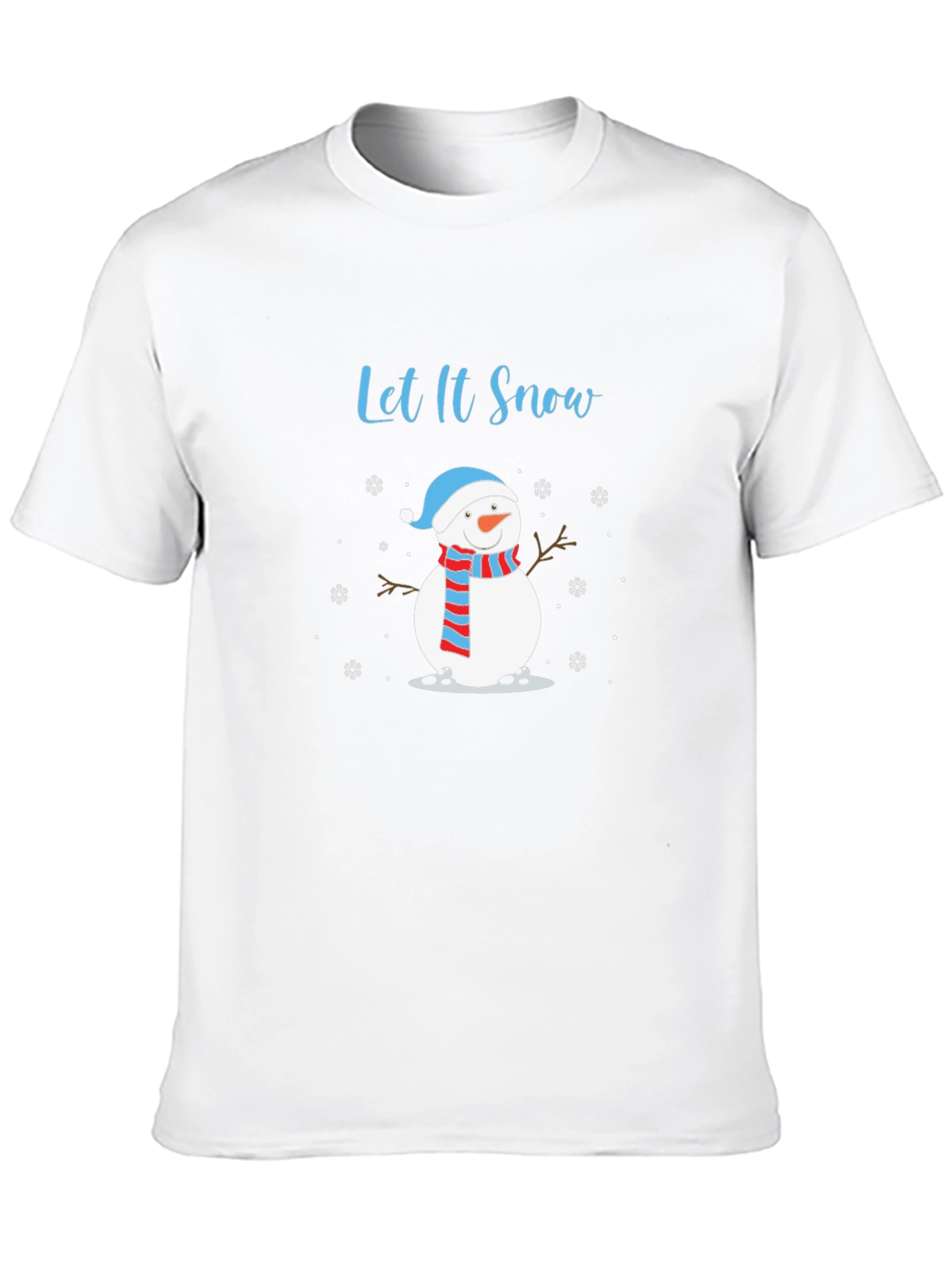 Let It Snow Snowman Graphic Tee - Holiday Style!