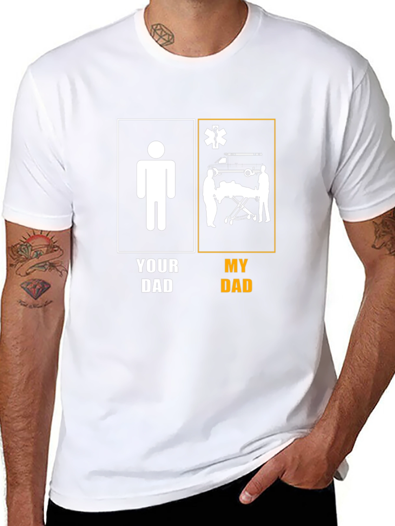 Your Dad vs. My Dad EMT T-Shirt