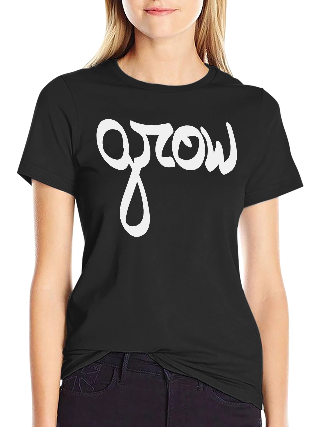 Grow T-Shirt - Stylish Black Tee
