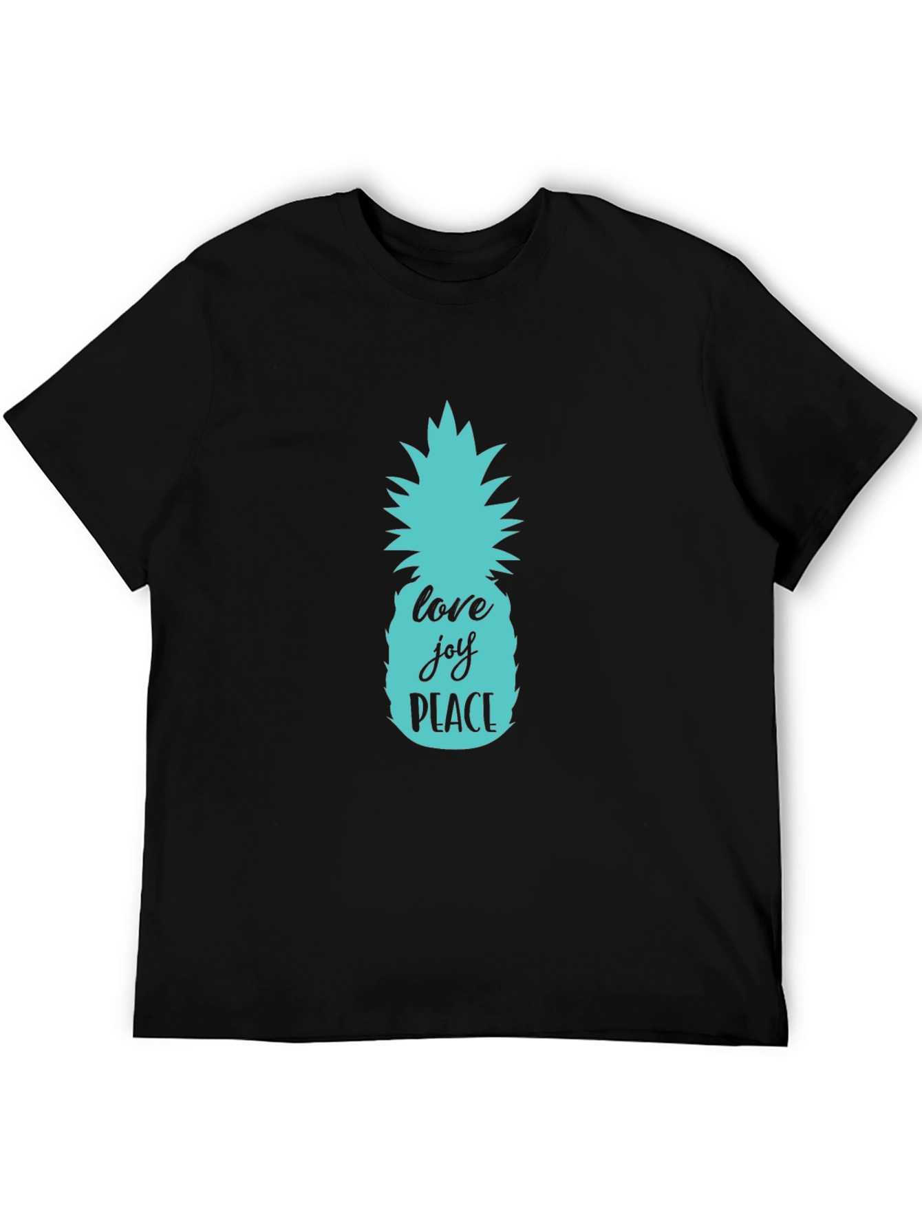 Tropical Pineapple Love Joy Peace T-Shirt