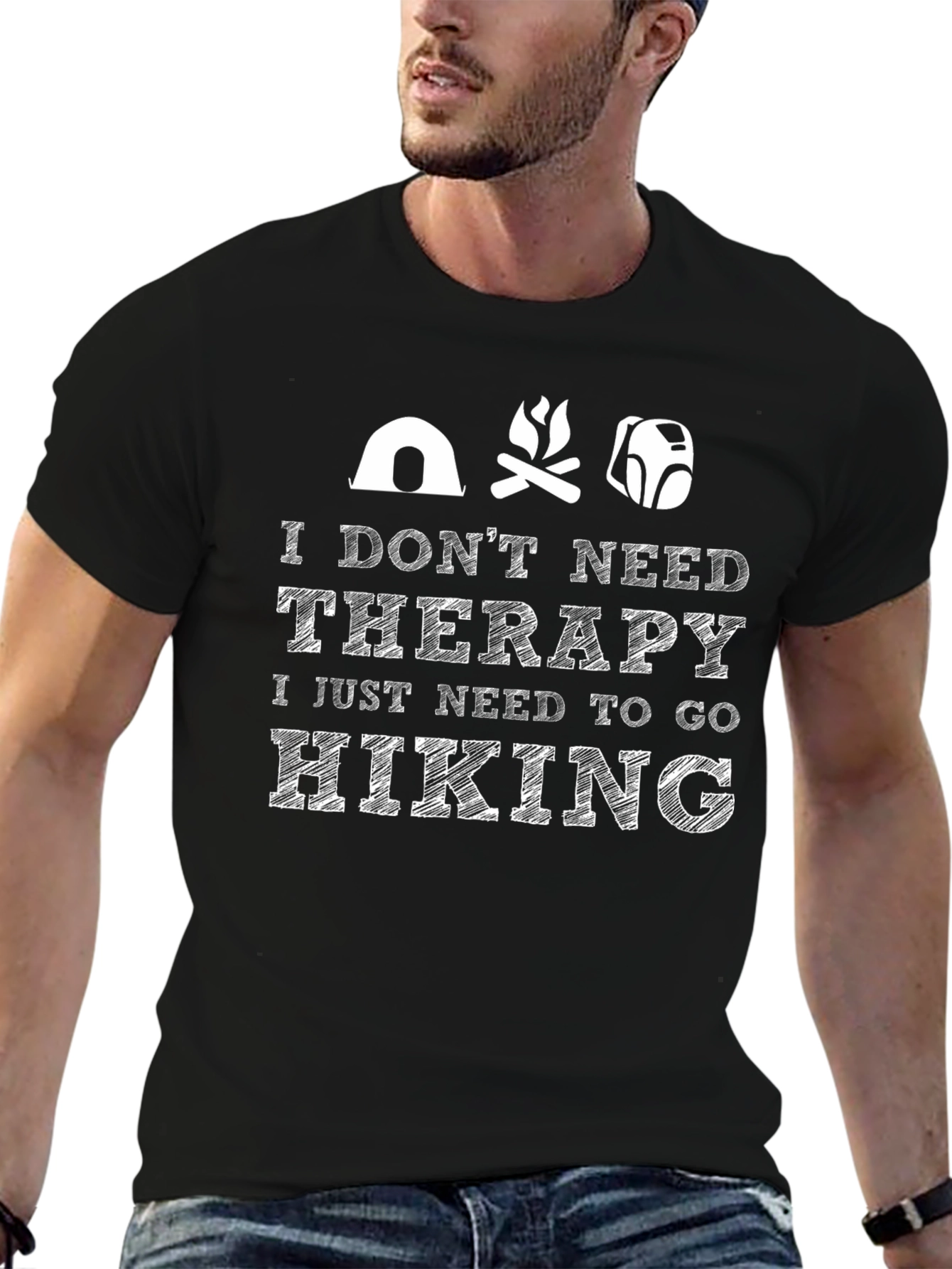 Hiking Therapy T-Shirt: Nature Lover Tee