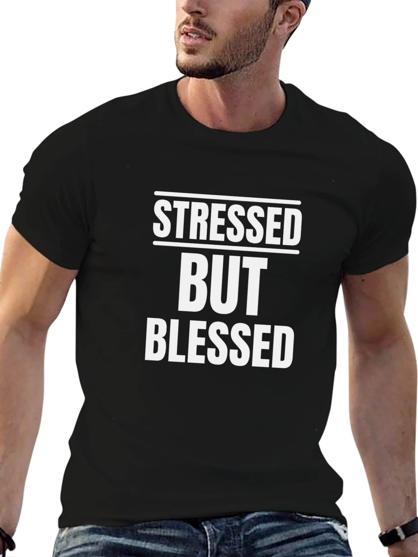 Stressed But Blessed Graphic T-Shirt
