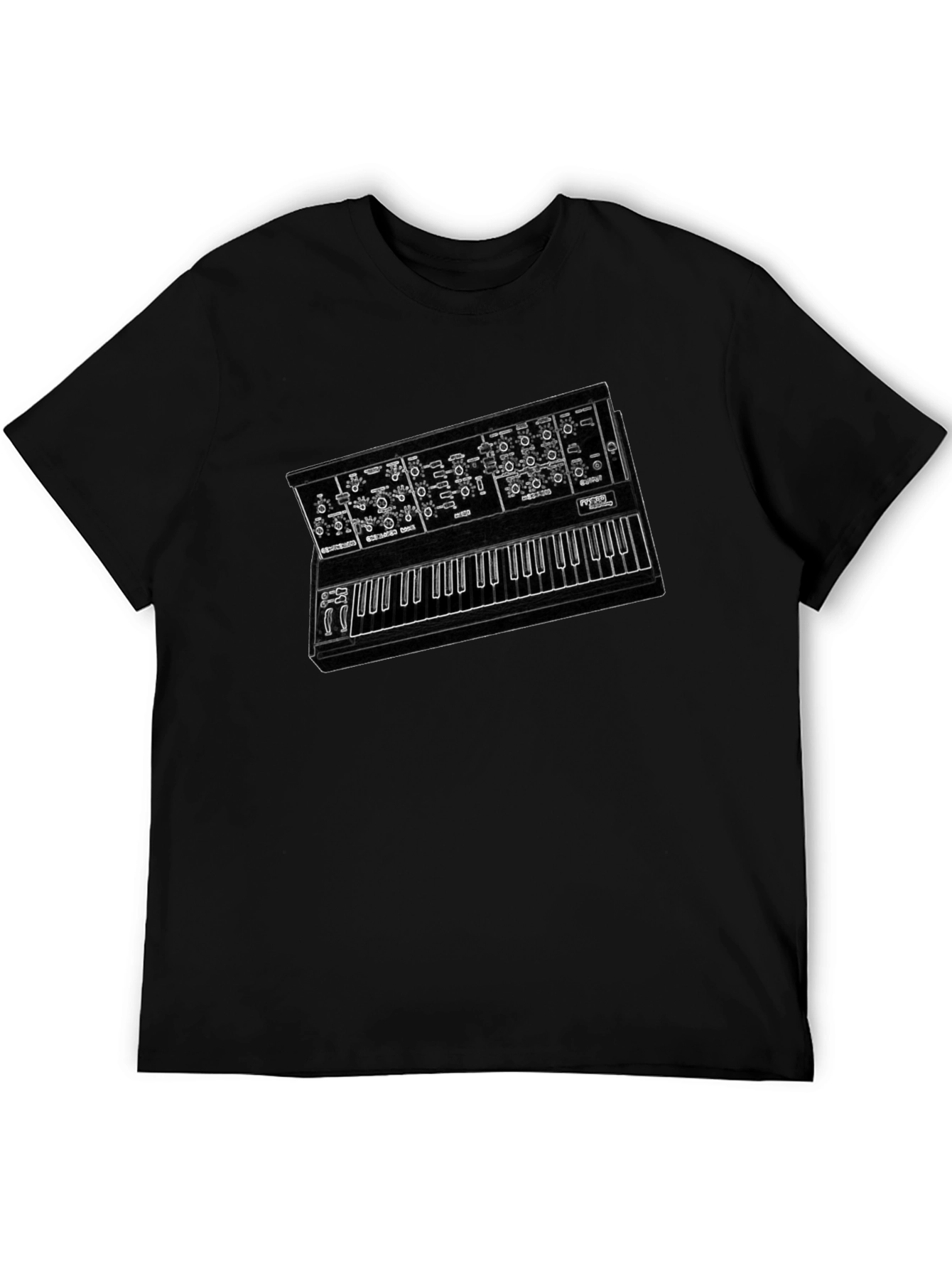 Synthesizer Graphic Tee - Music Lover T-Shirt