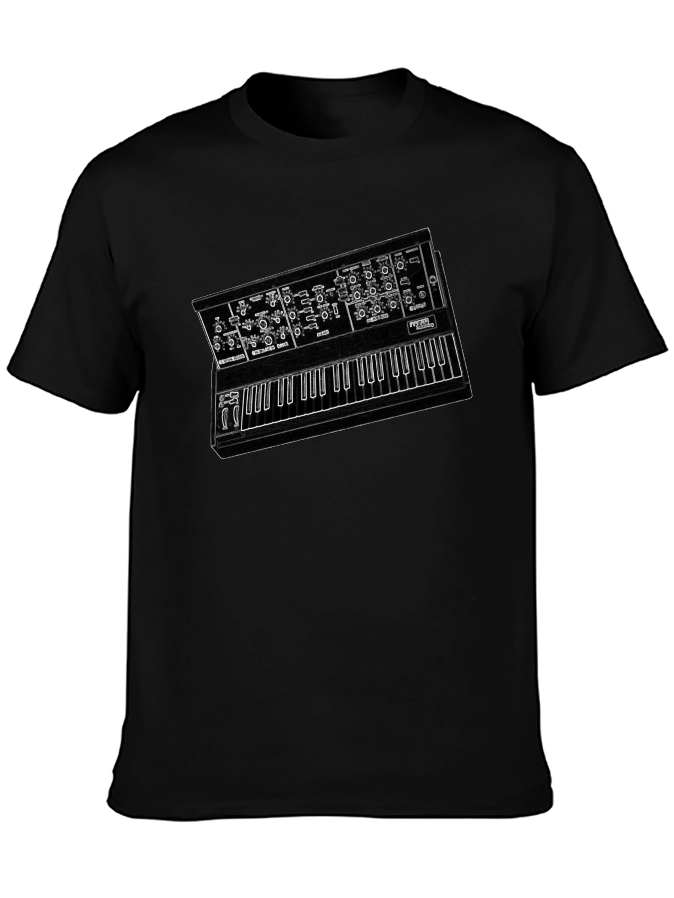 Synthesizer Graphic Tee - Music Lover T-Shirt