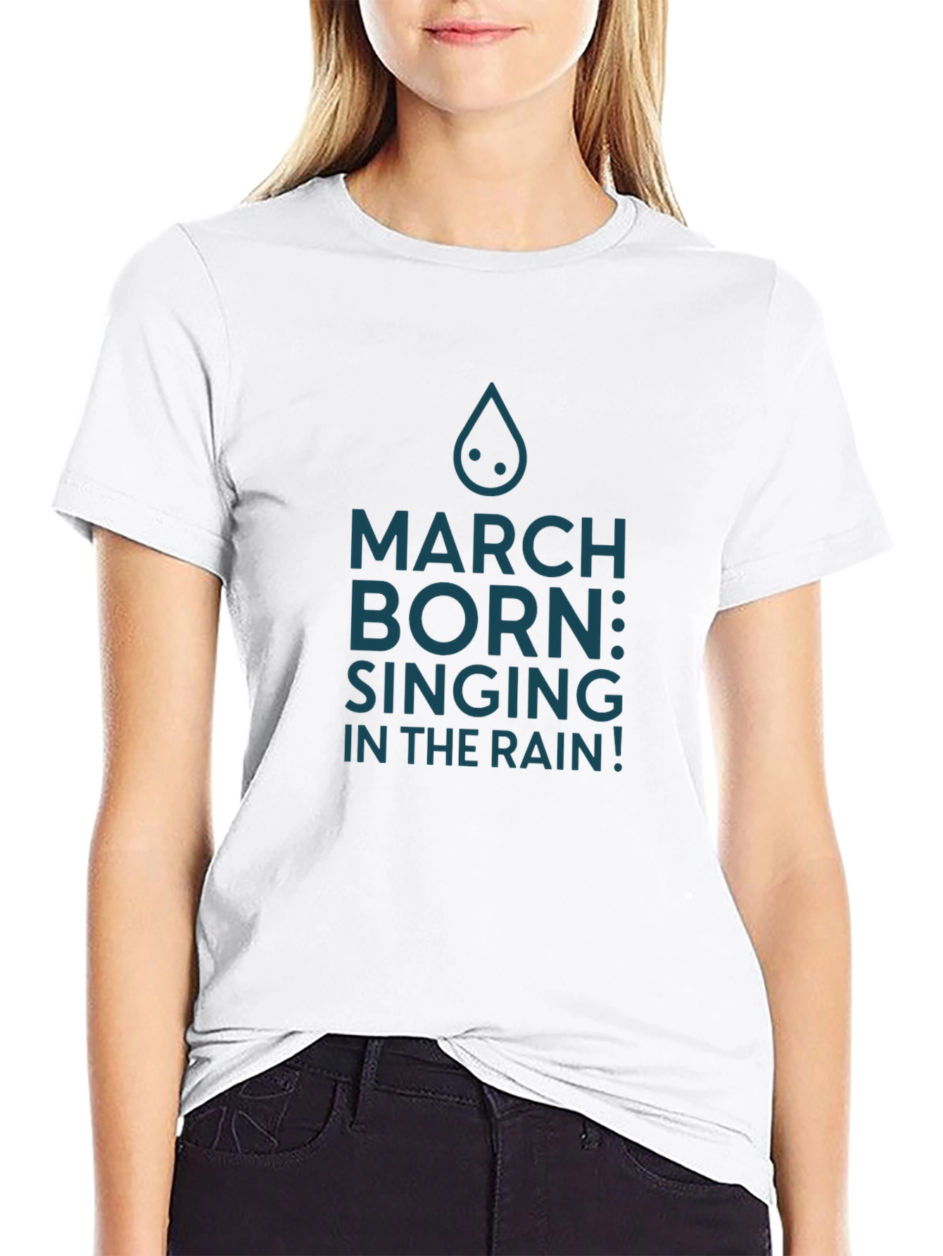 March Born Singing In The Rain T-Shirt