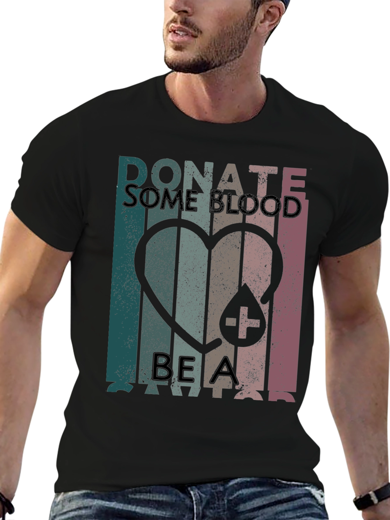 Donate Blood Be a Savior Graphic Tee