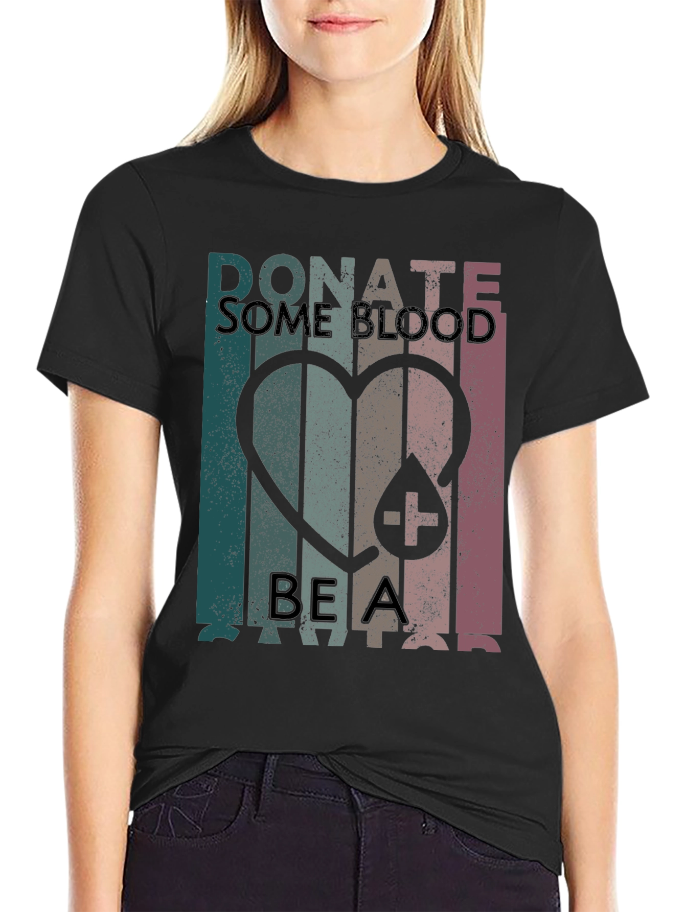 Donate Blood Be a Savior Graphic Tee