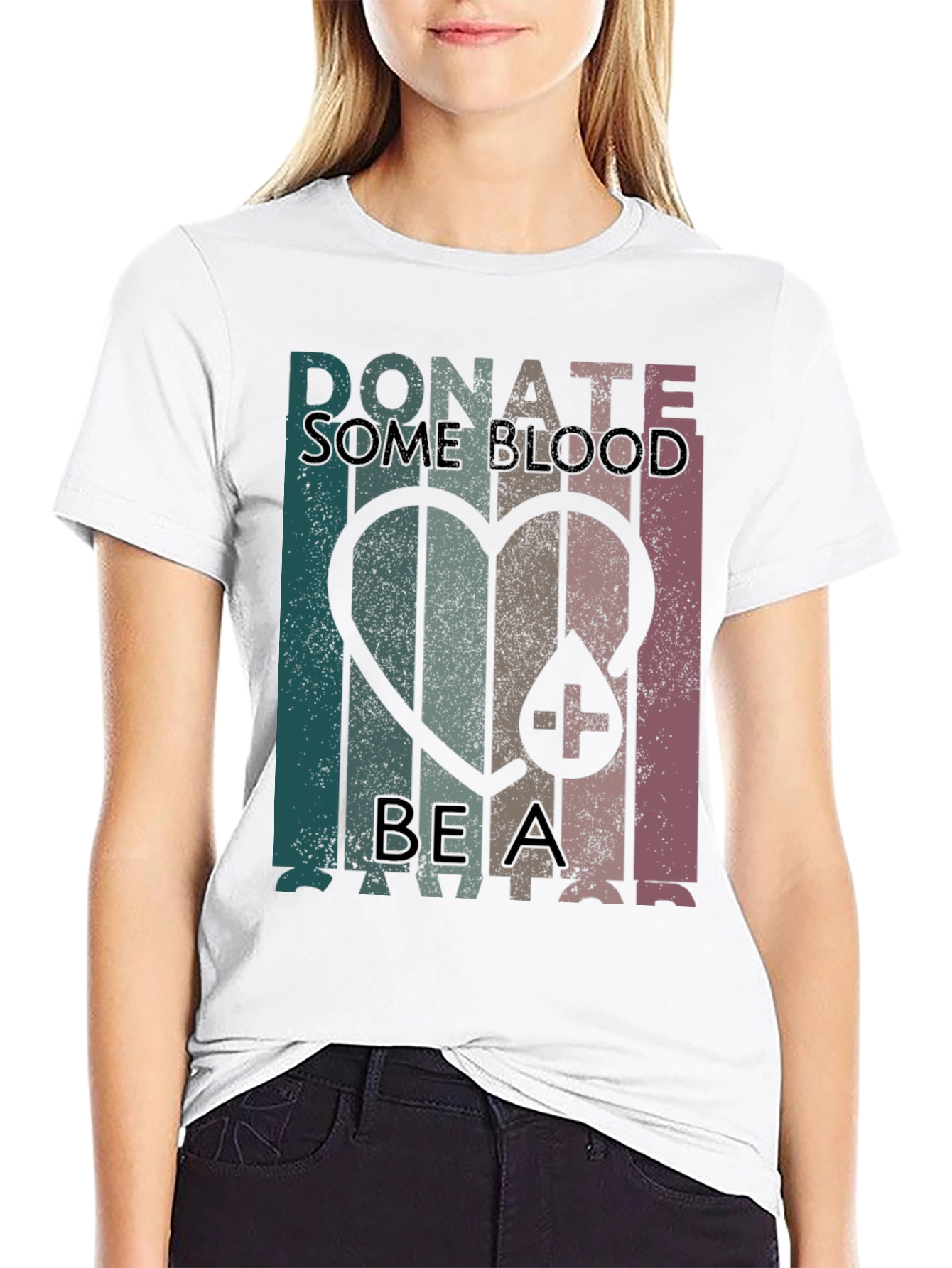 Donate Blood Be a Savior Graphic Tee