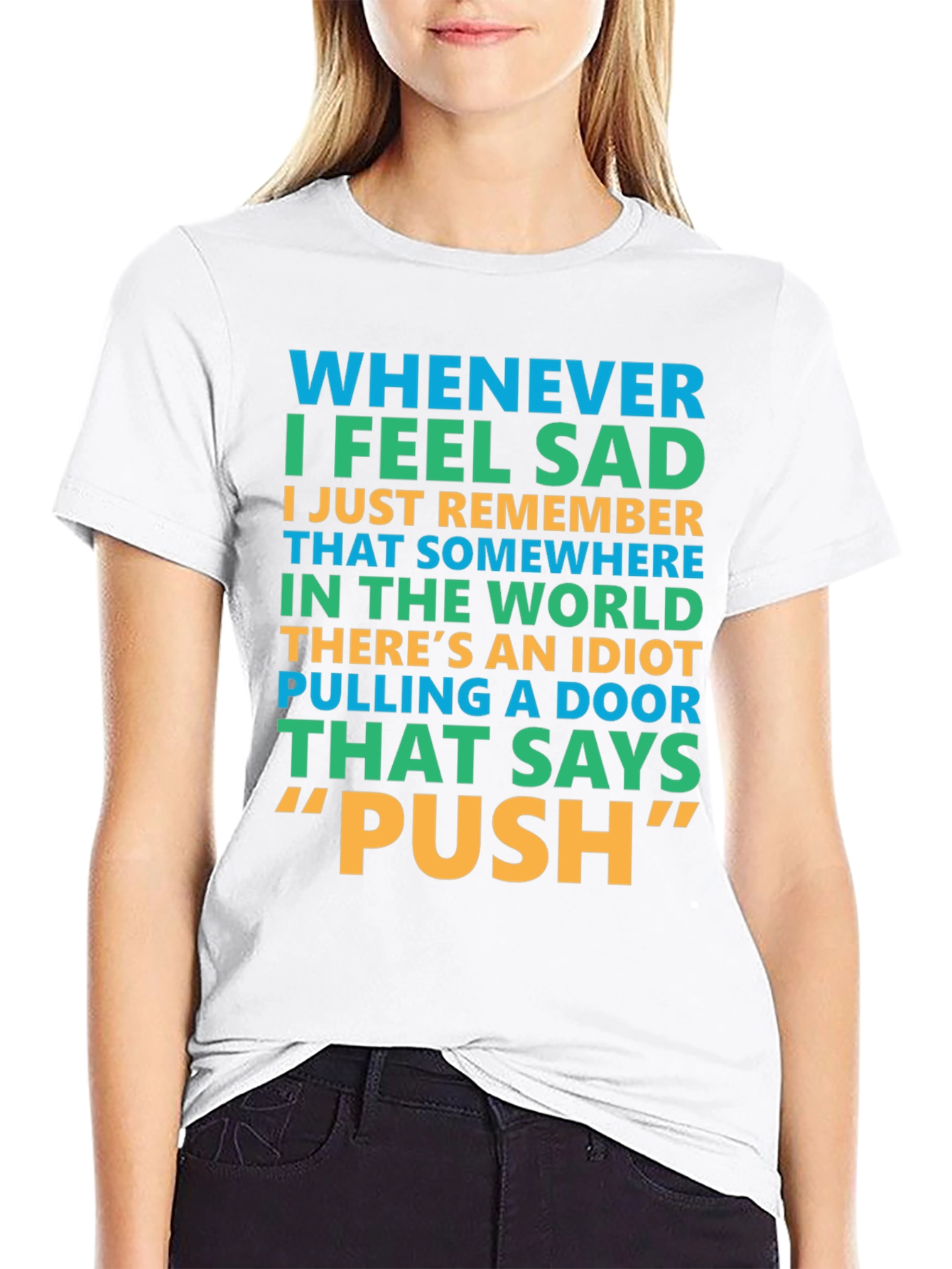 Funny Push Door T-Shirt