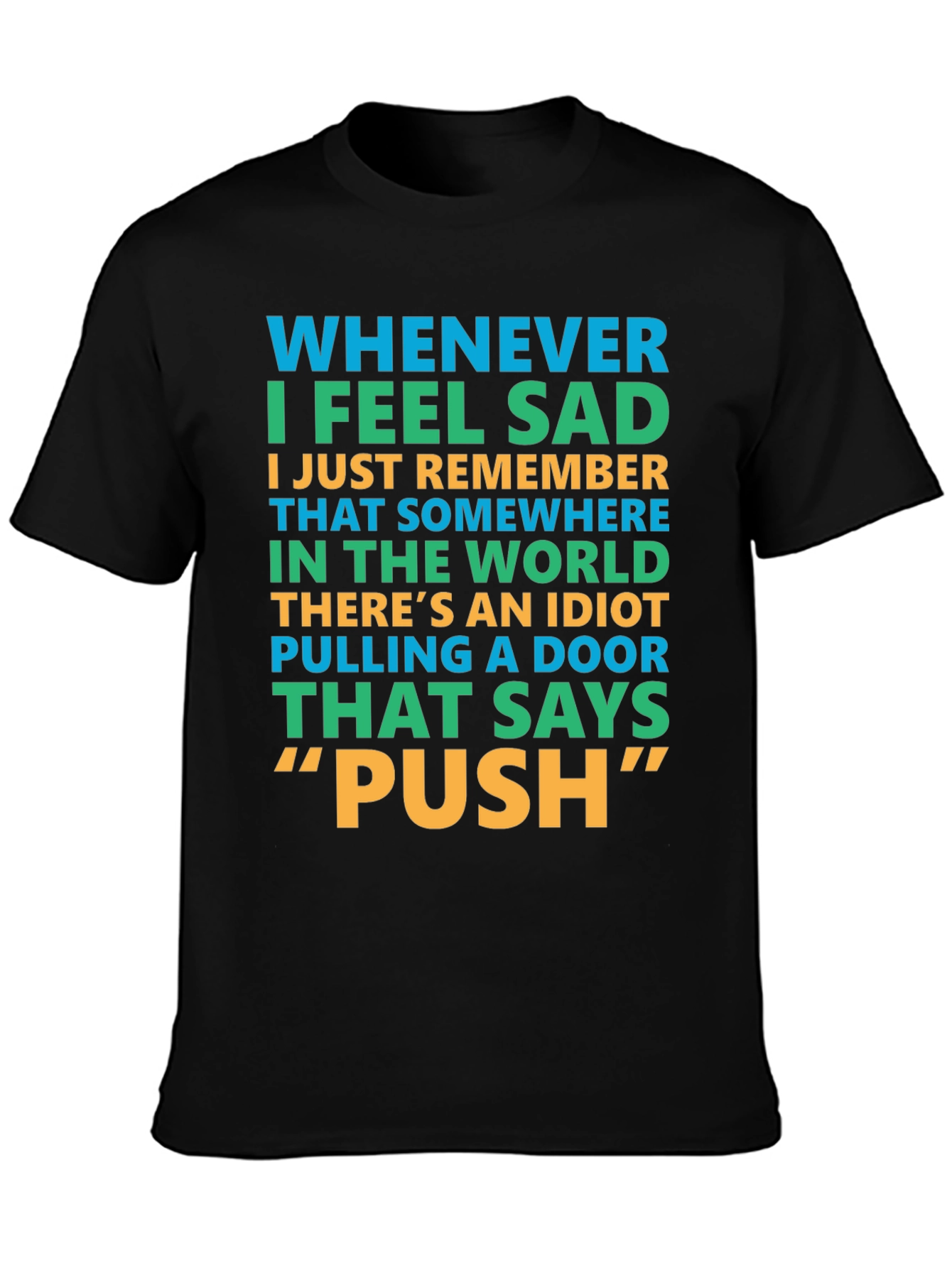 Funny Push Door T-Shirt