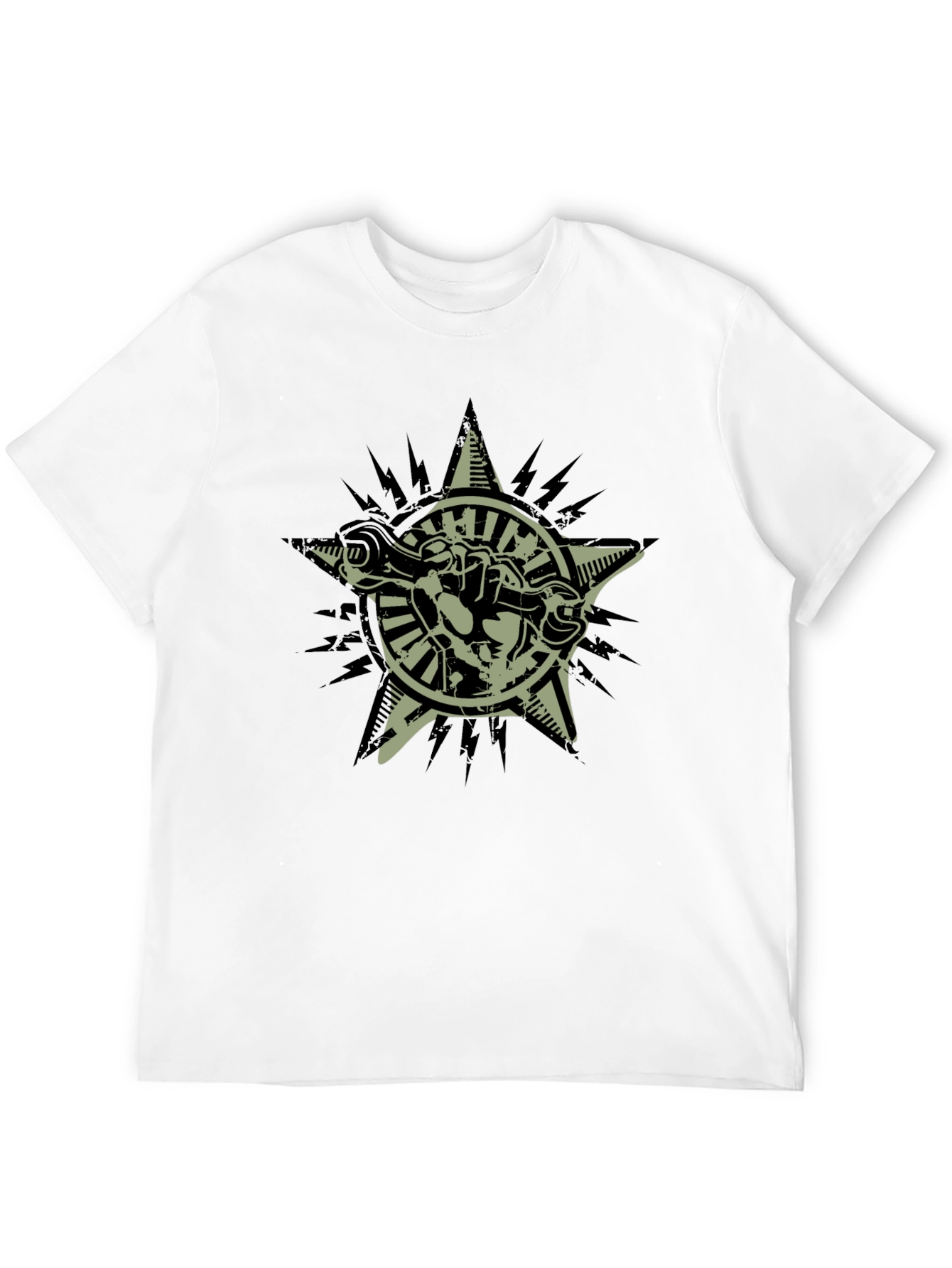 Graphic Tee: Star Fist Wrench Design
