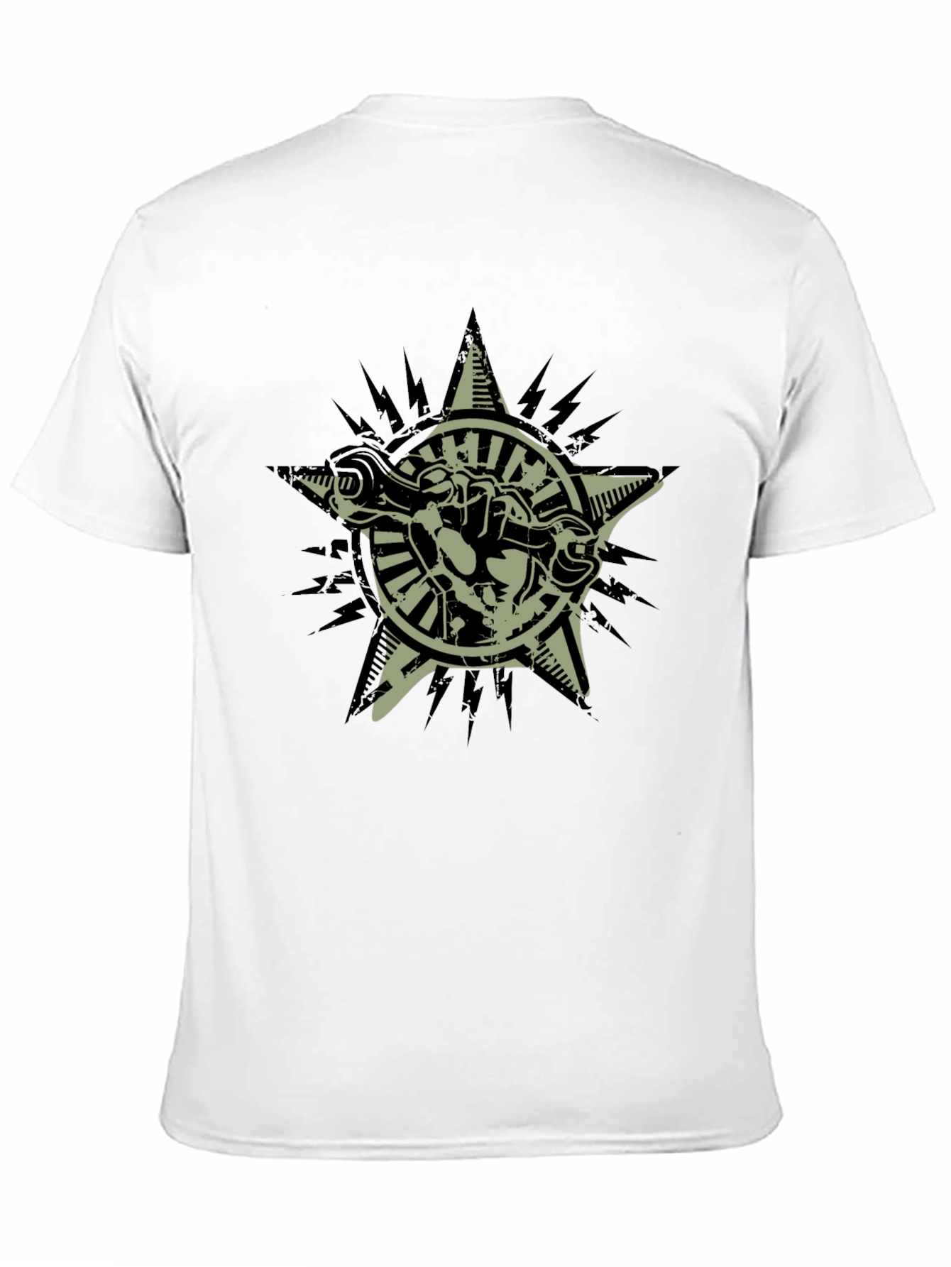 Graphic Tee: Star Fist Wrench Design