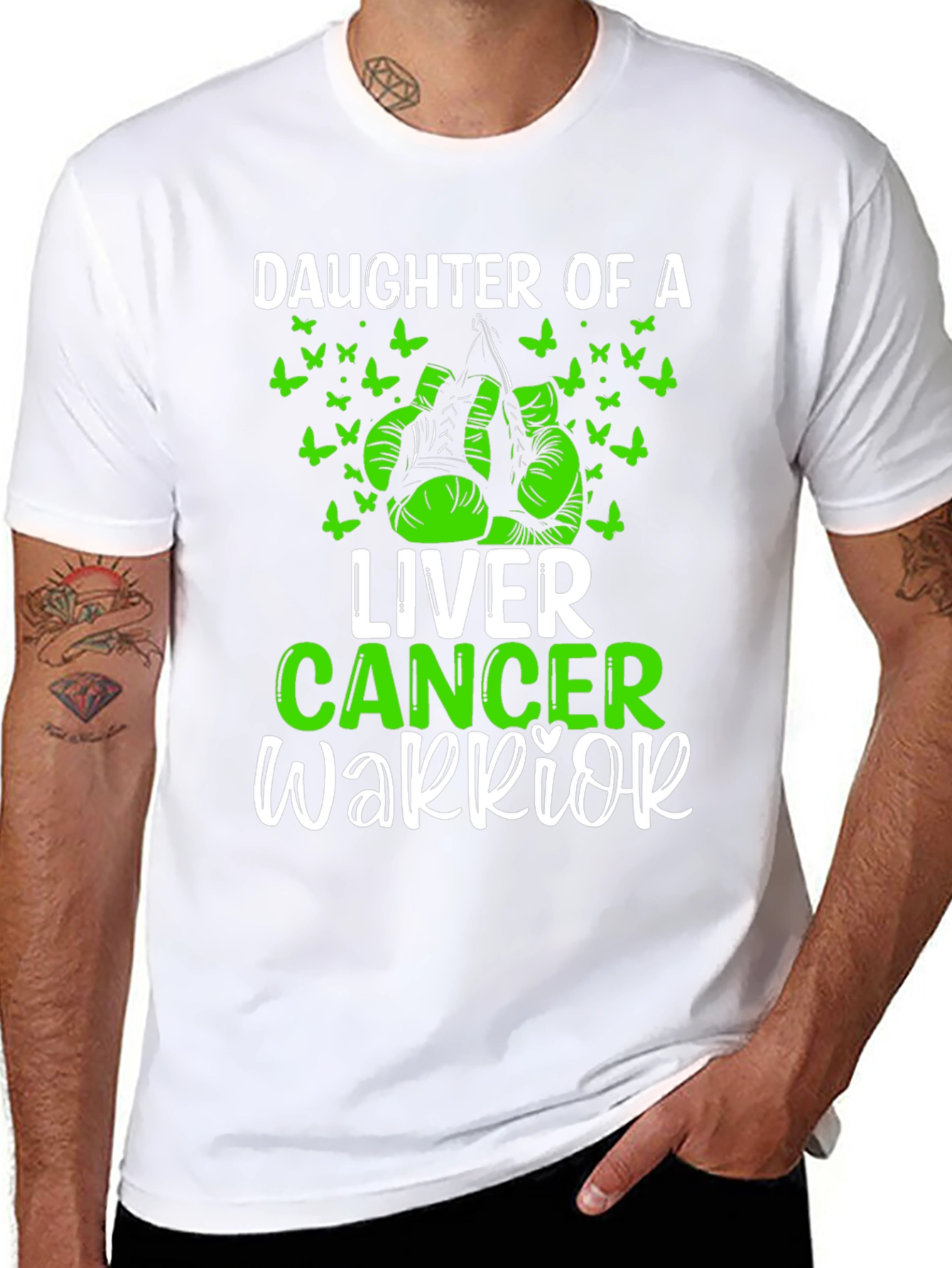 Liver Cancer Warrior Daughter T-Shirt