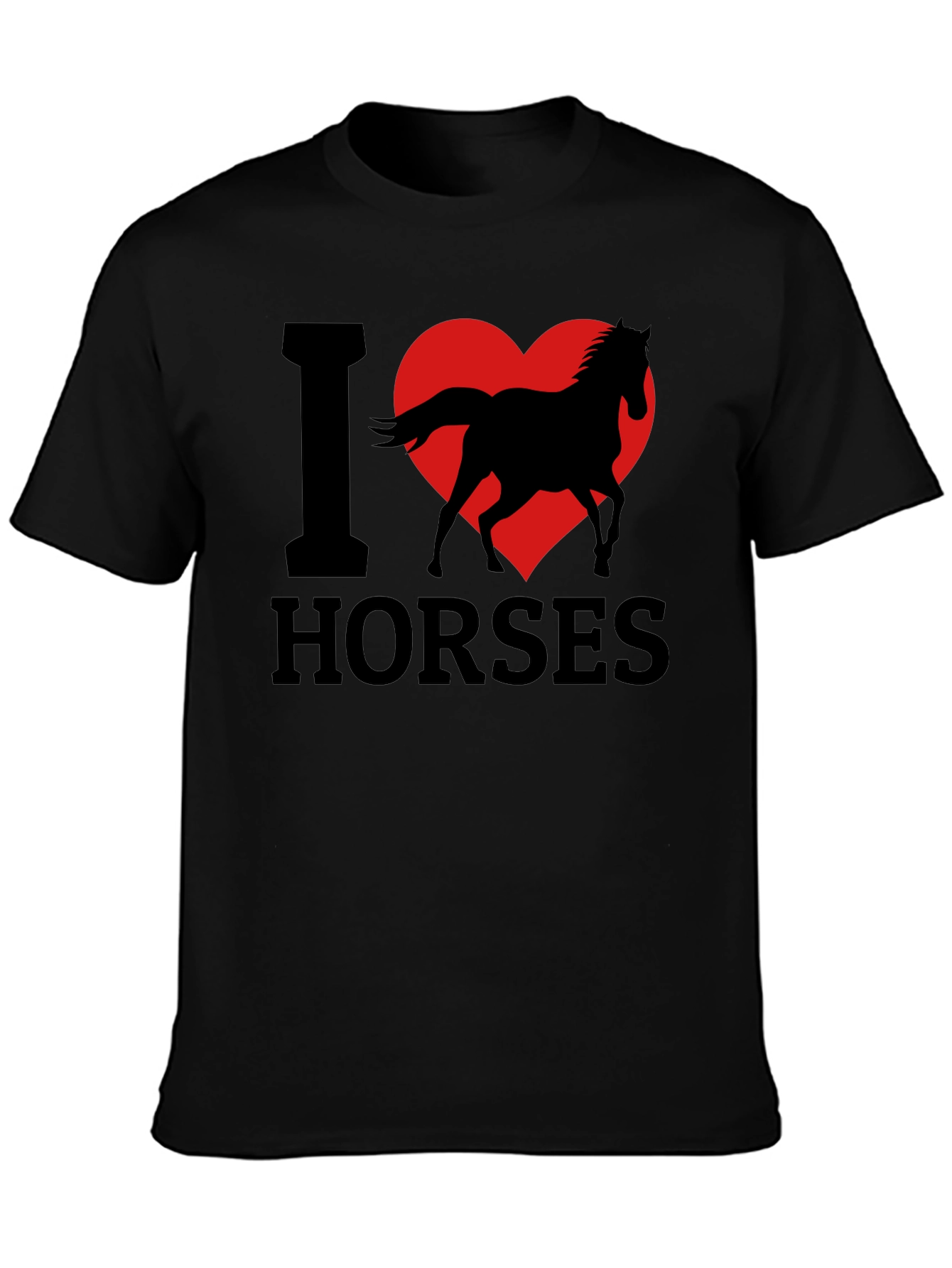 I Love Horses T-Shirt - Graphic Tee