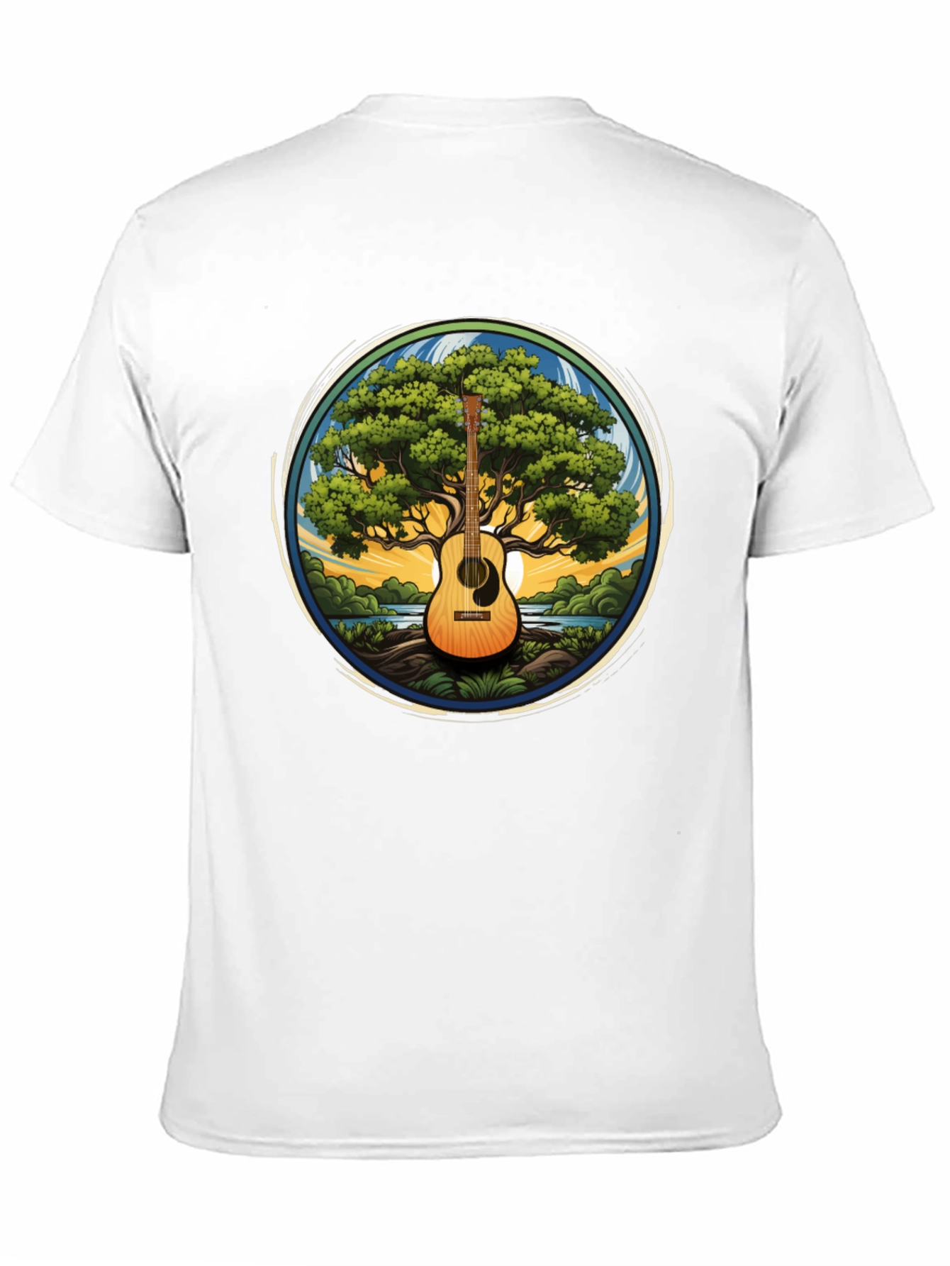 Guitar Tree Graphic Tee - Music Lovers T-Shirt