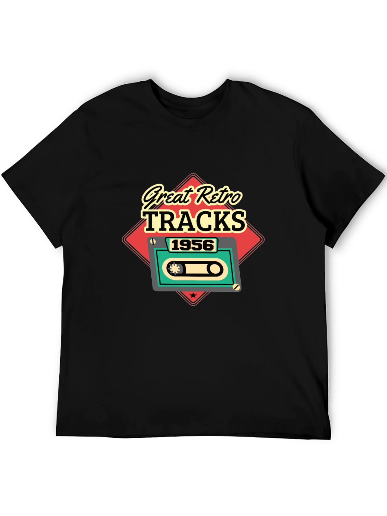 Great Retro Tracks 1956 Cassette Tee