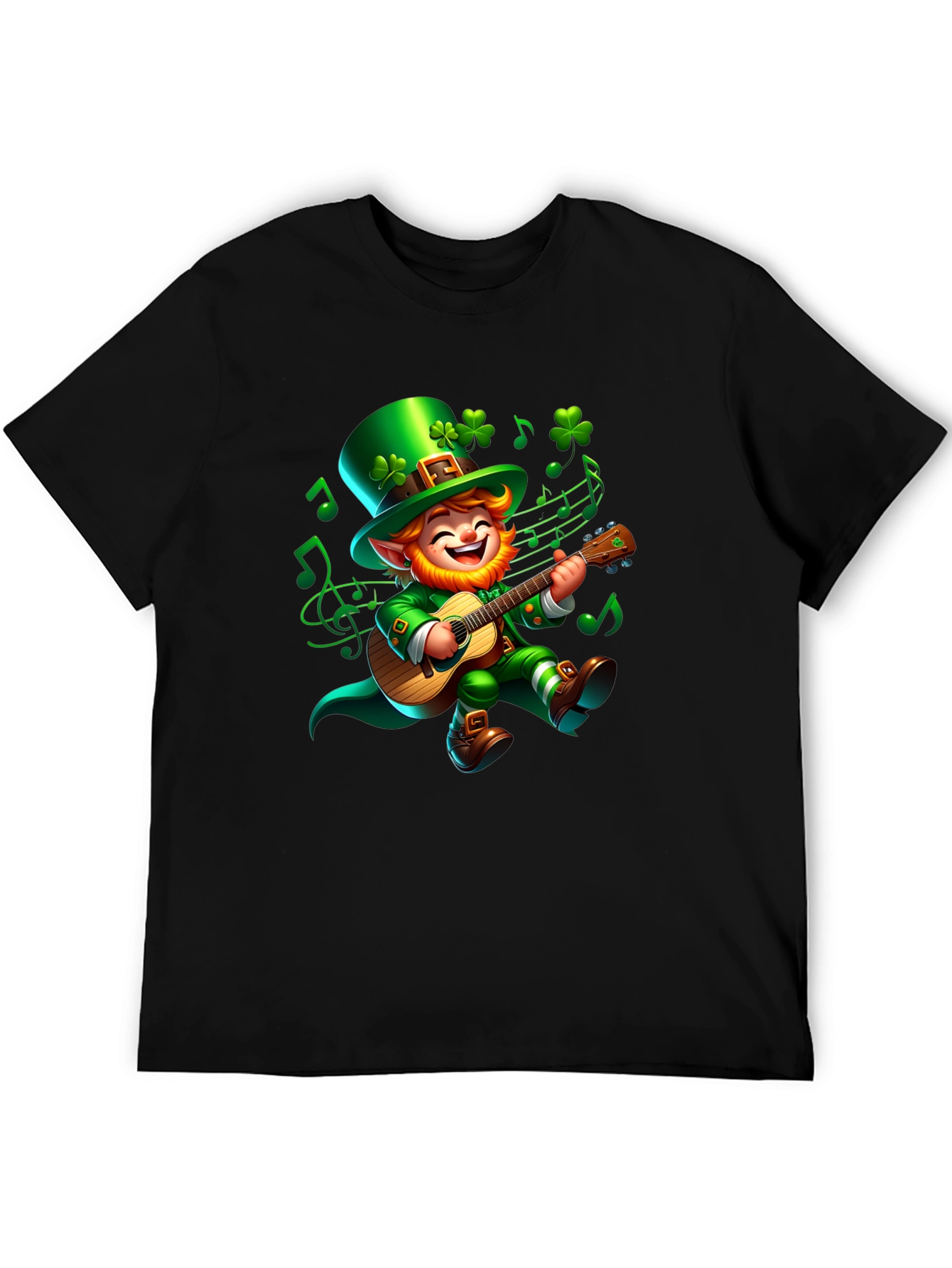 Lucky Leprechaun Guitar T-Shirt