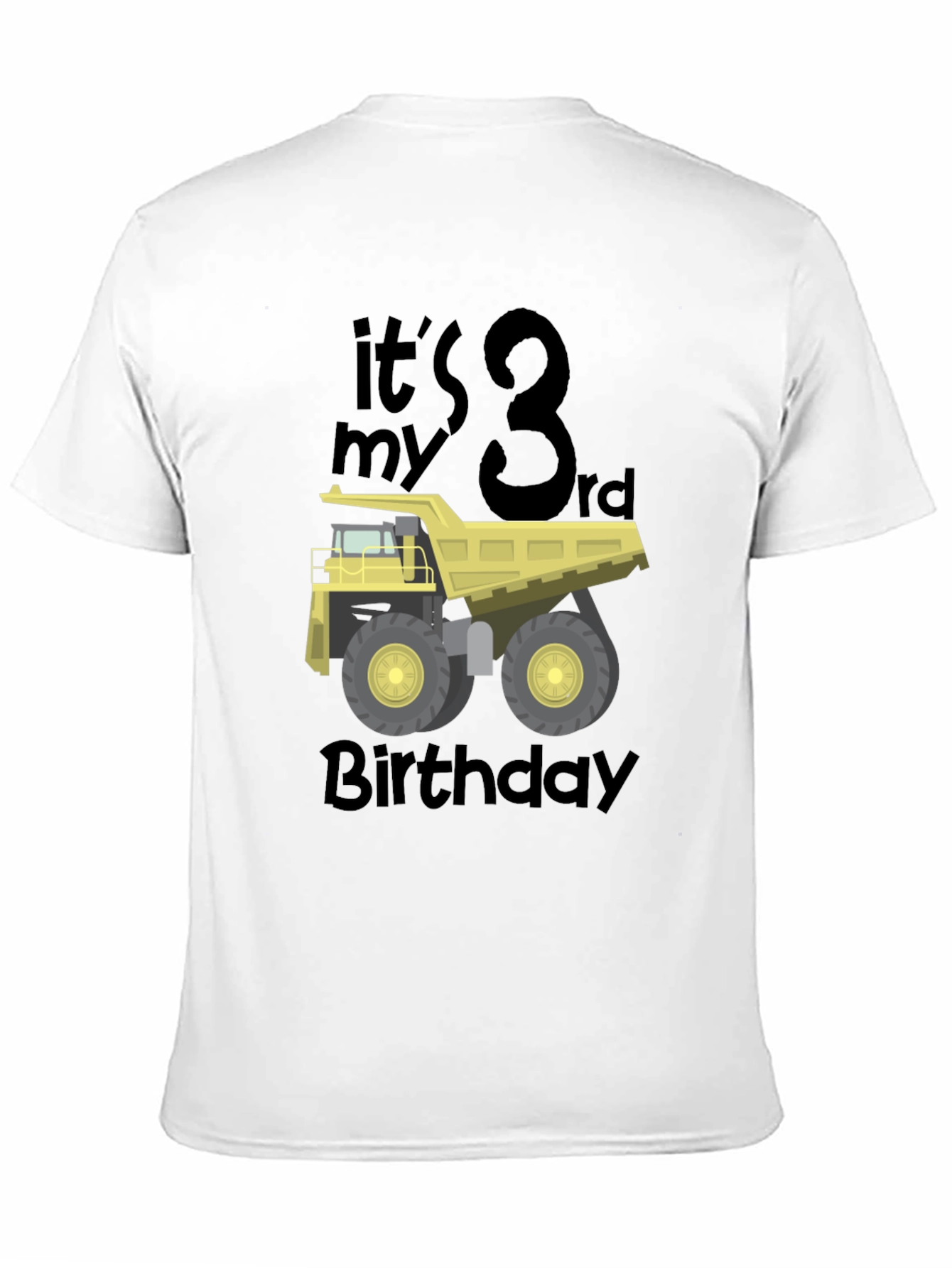 Its My 3rd Birthday Dump Truck T-Shirt