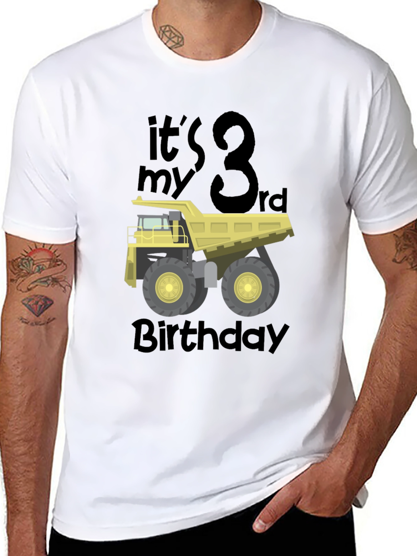 Its My 3rd Birthday Dump Truck T-Shirt