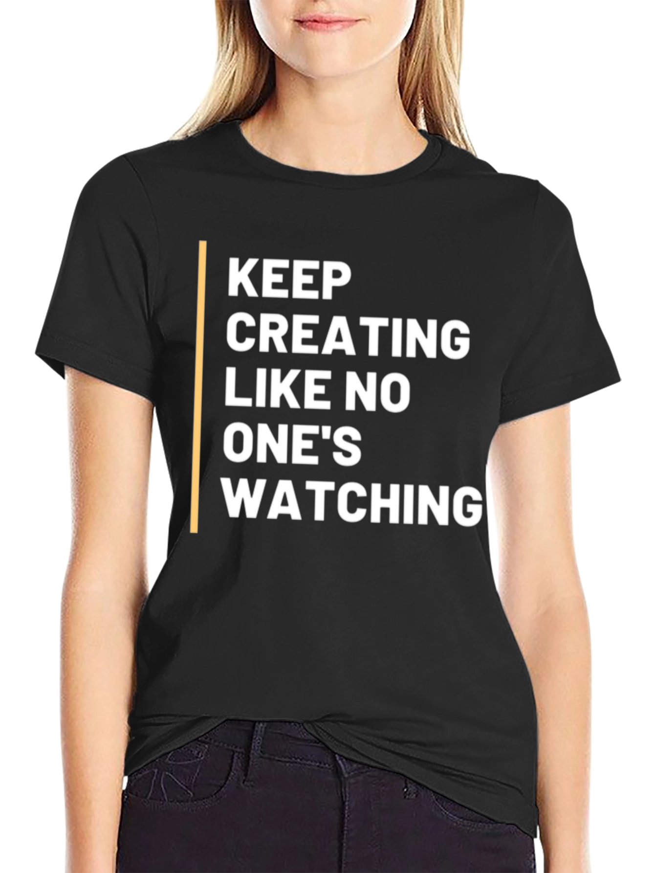 Keep Creating T-Shirt - Black