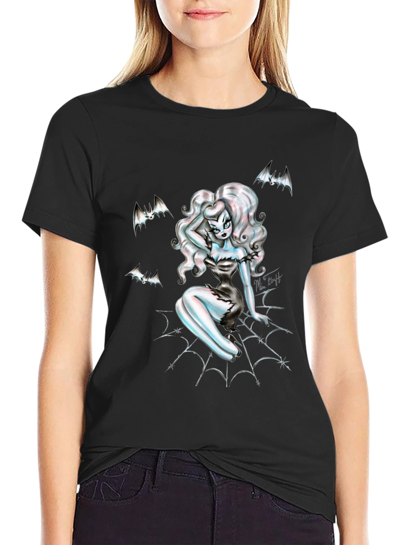 Spooky Pinup T-Shirt - Halloween Edition