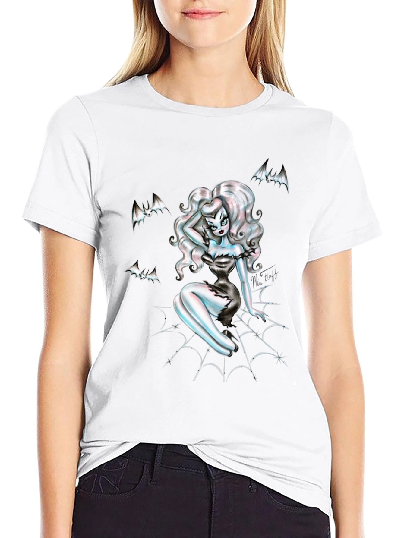 Spooky Pinup T-Shirt - Halloween Edition