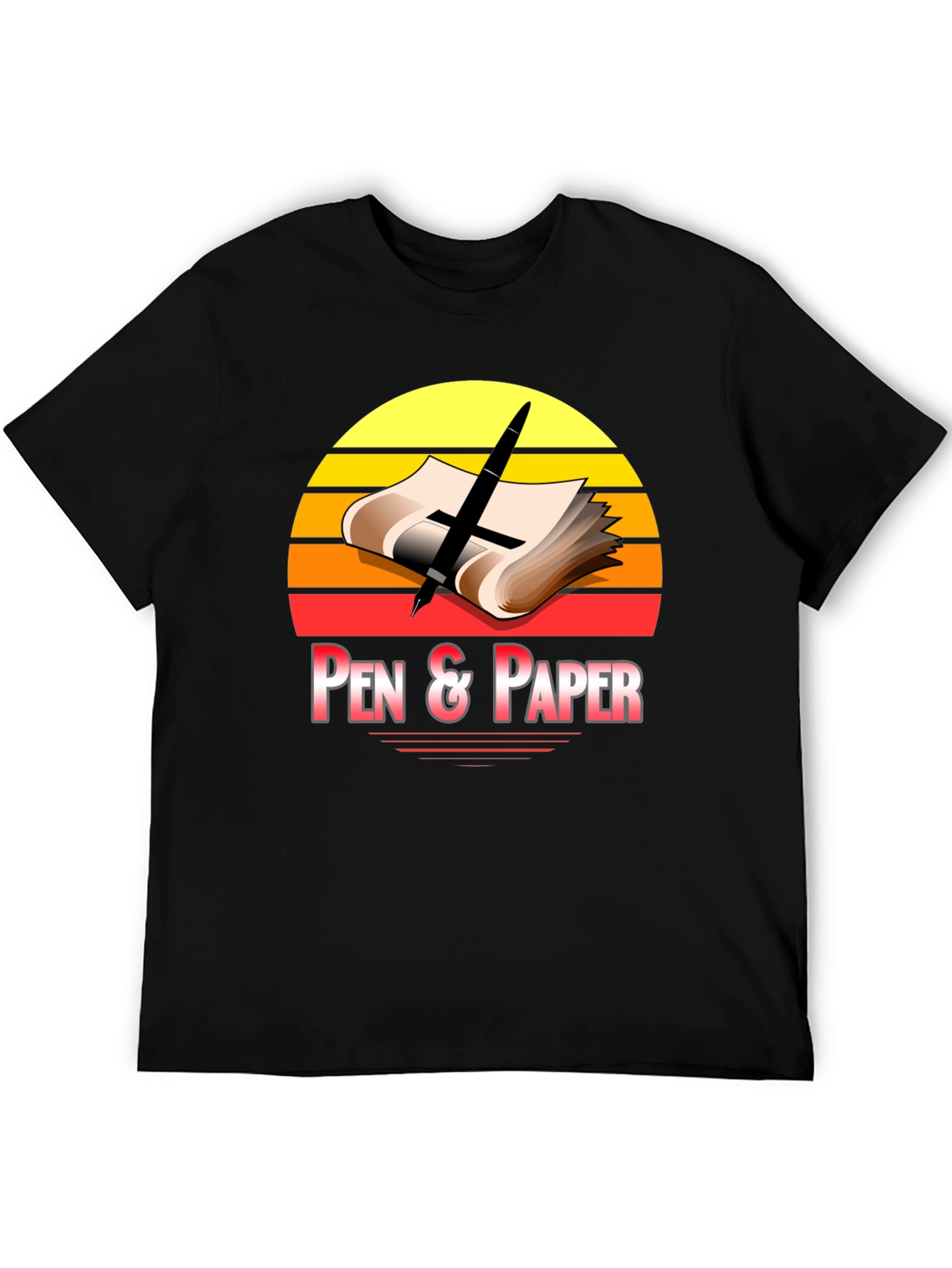 Pen & Paper Retro Graphic Tee