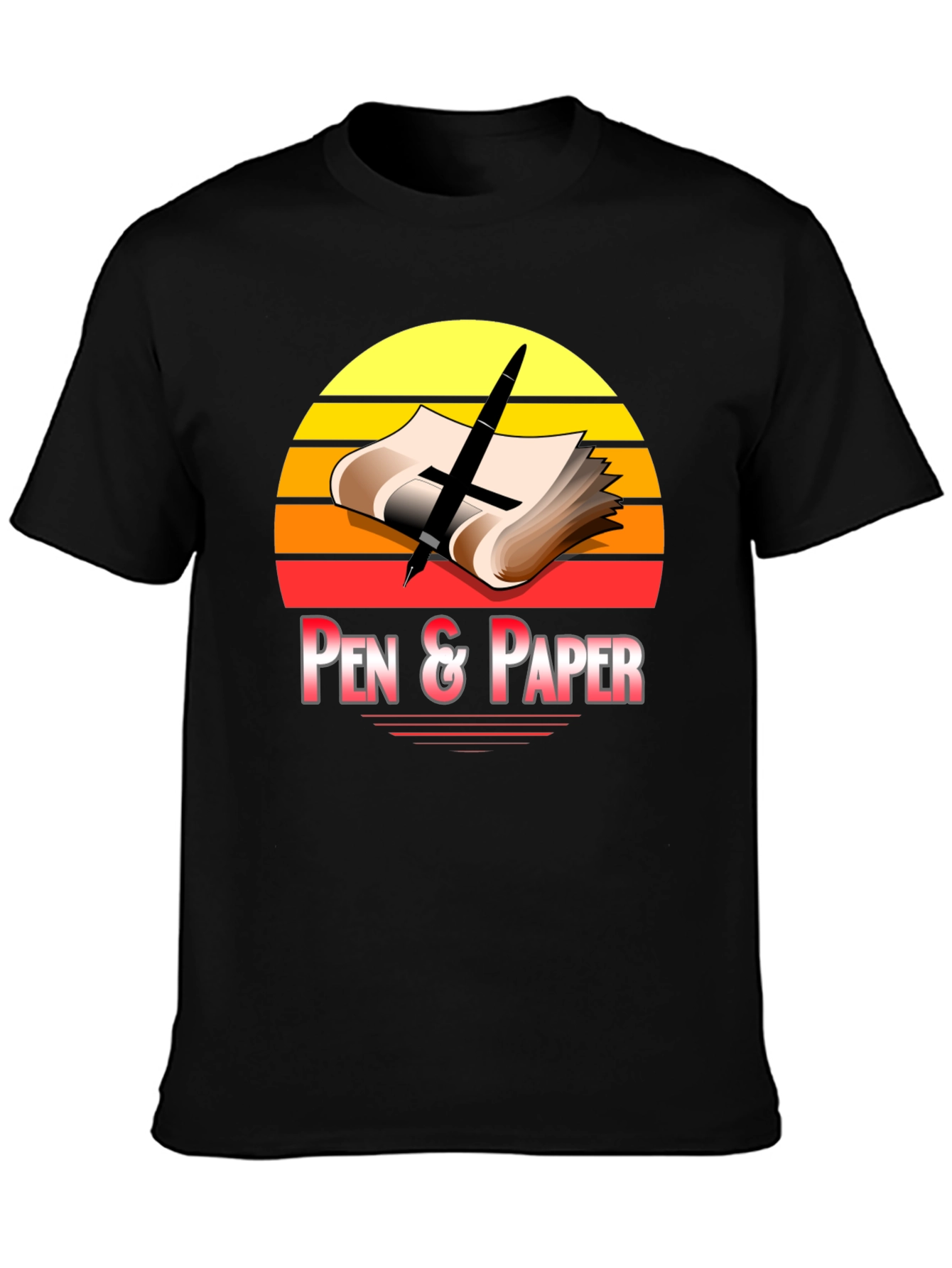 Pen & Paper Retro Graphic Tee
