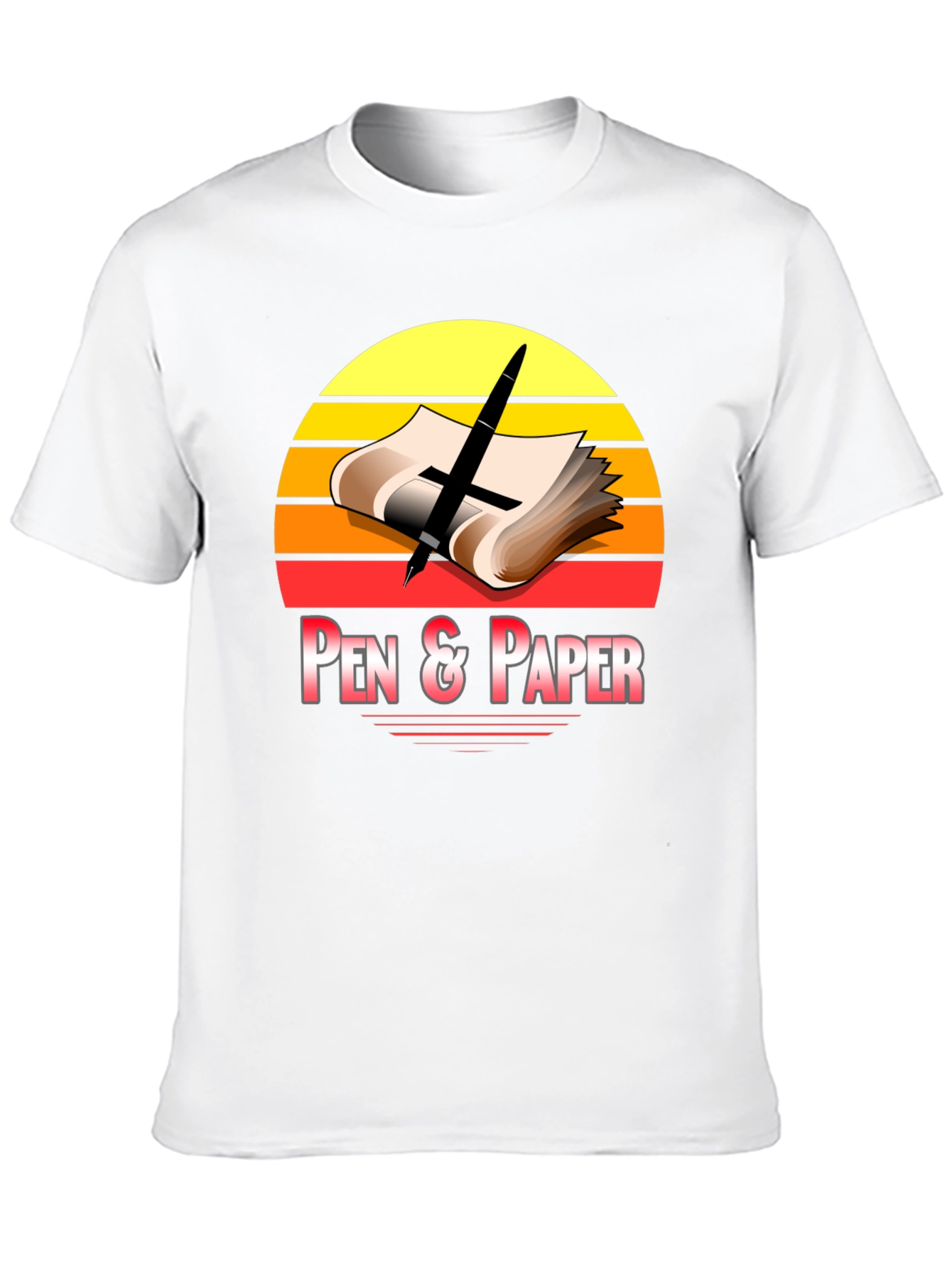Pen & Paper Retro Graphic Tee