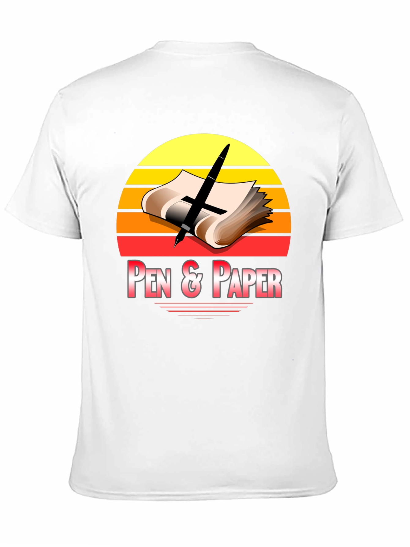 Pen & Paper Retro Graphic Tee
