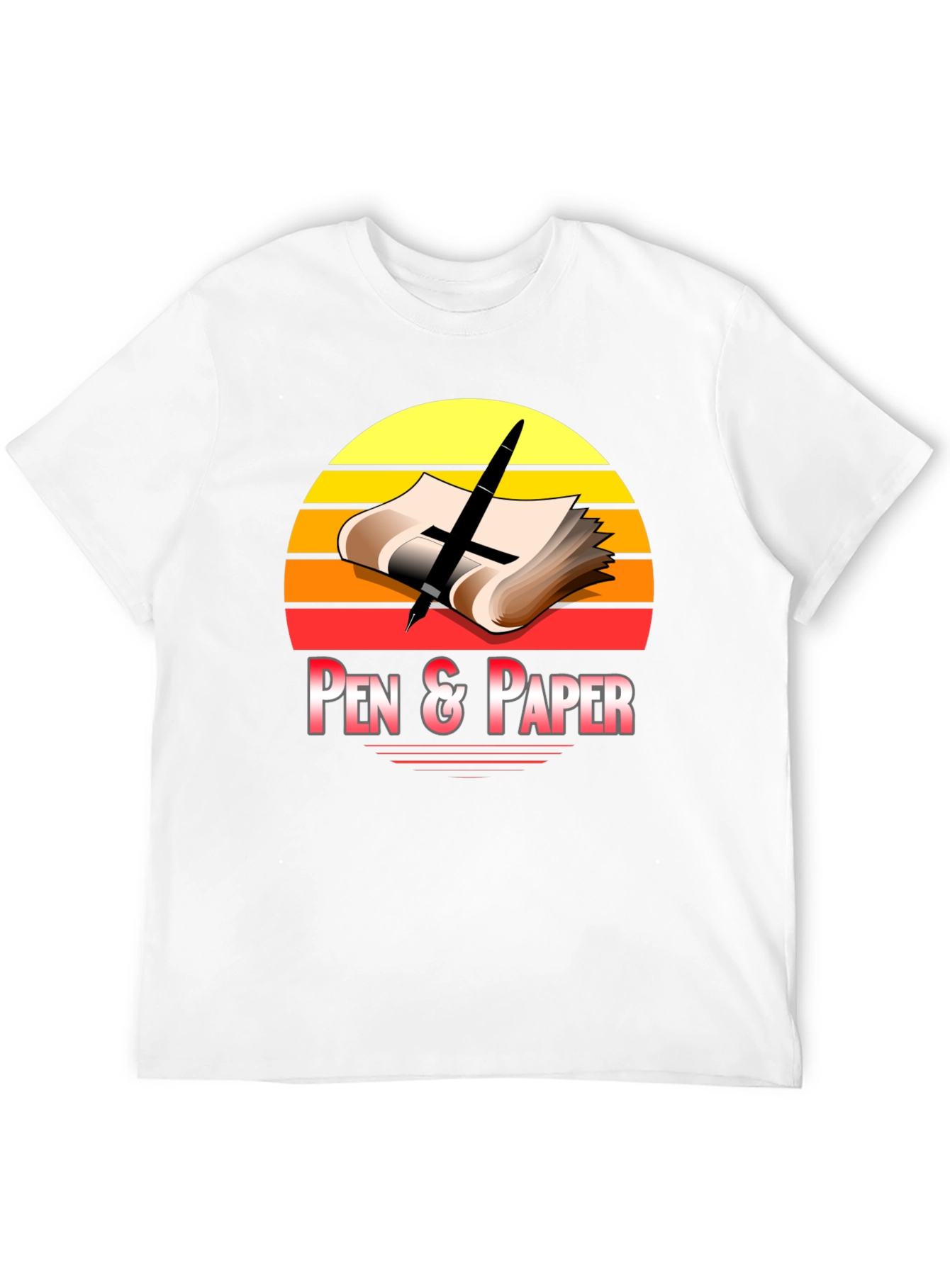 Pen & Paper Retro Graphic Tee