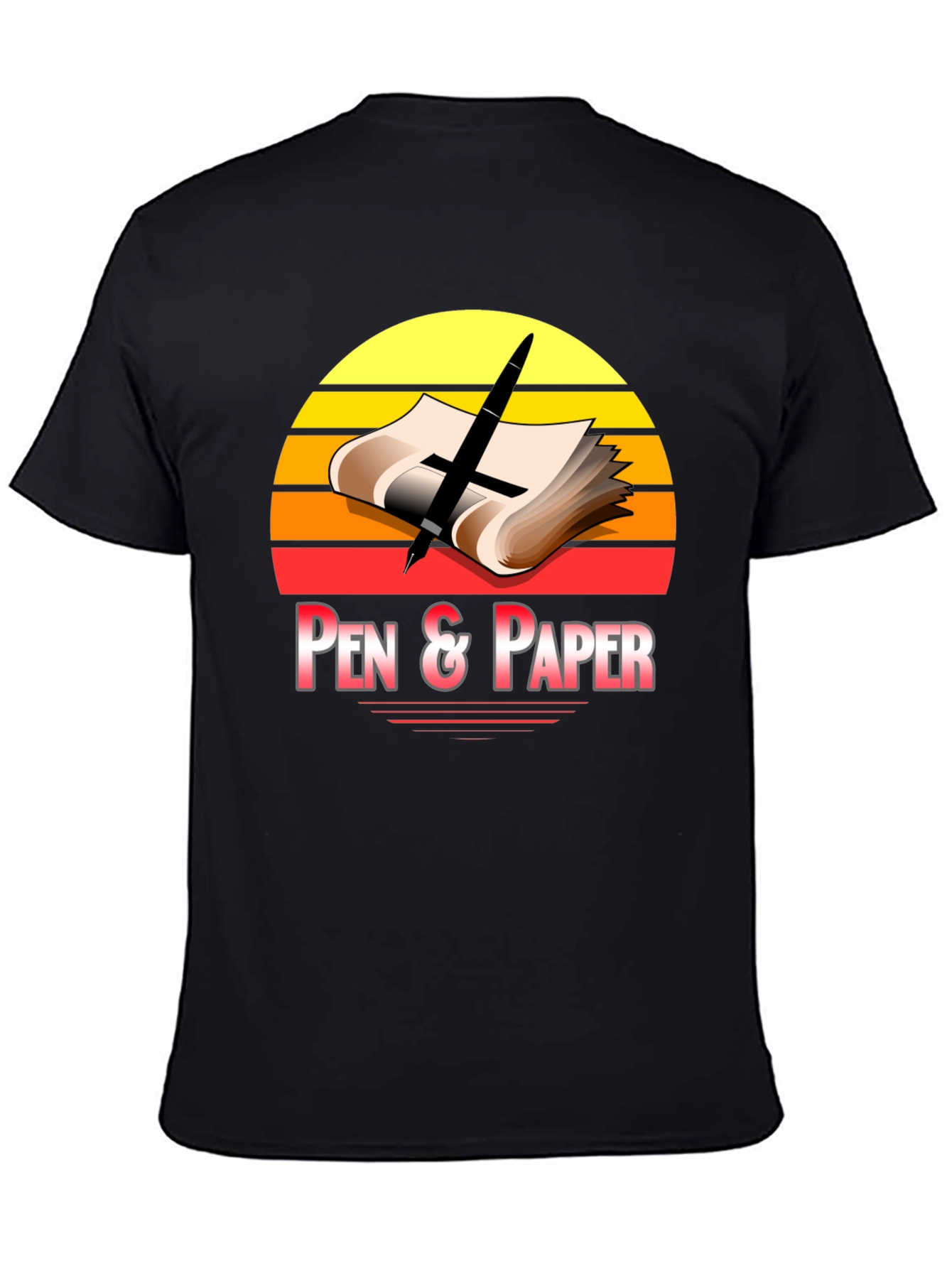 Pen & Paper Retro Graphic Tee