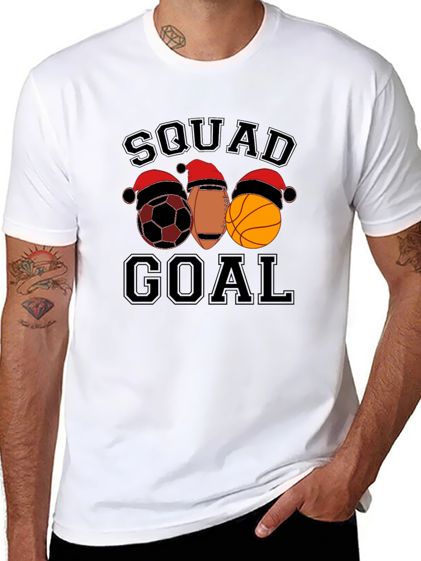 Squad Goal Holiday T-Shirt - Sports Christmas Tee