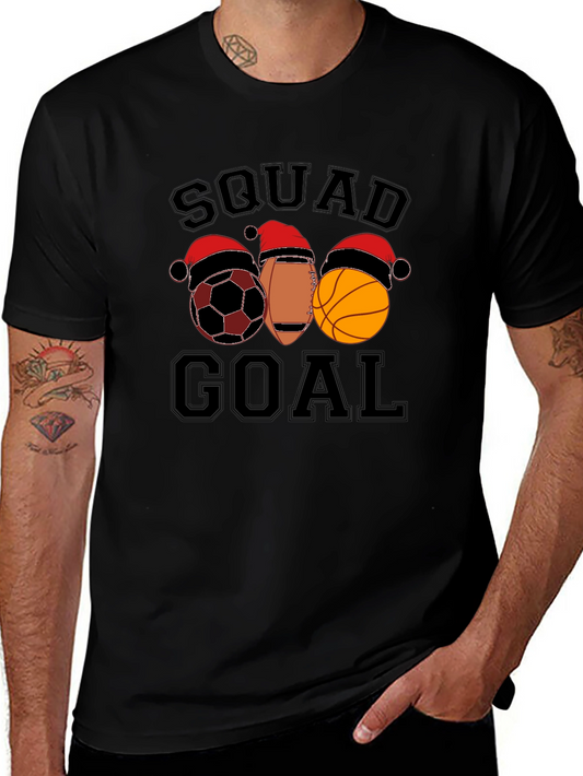 Squad Goal Holiday T-Shirt - Sports Christmas Tee