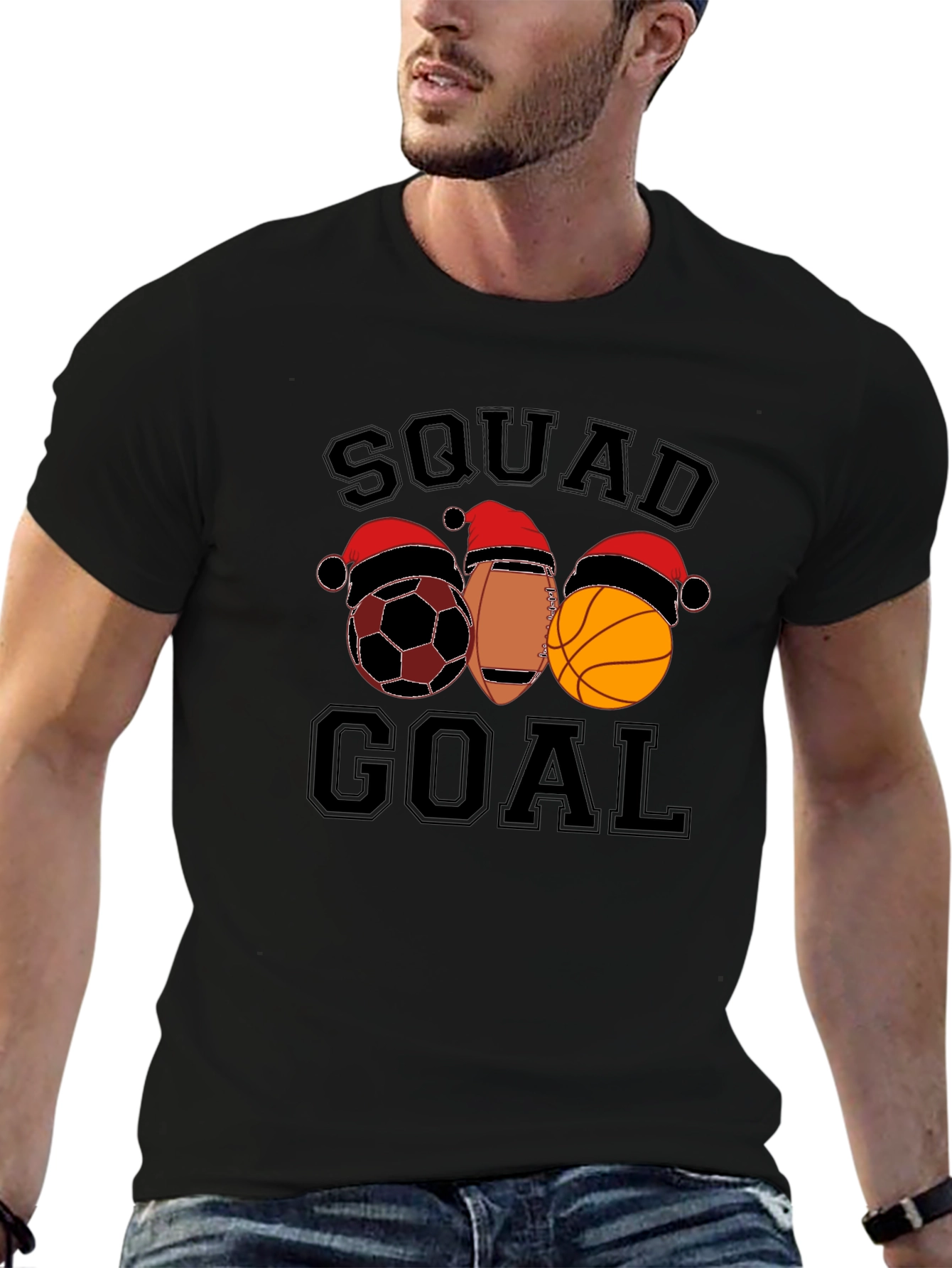 Squad Goal Holiday T-Shirt - Sports Christmas Tee