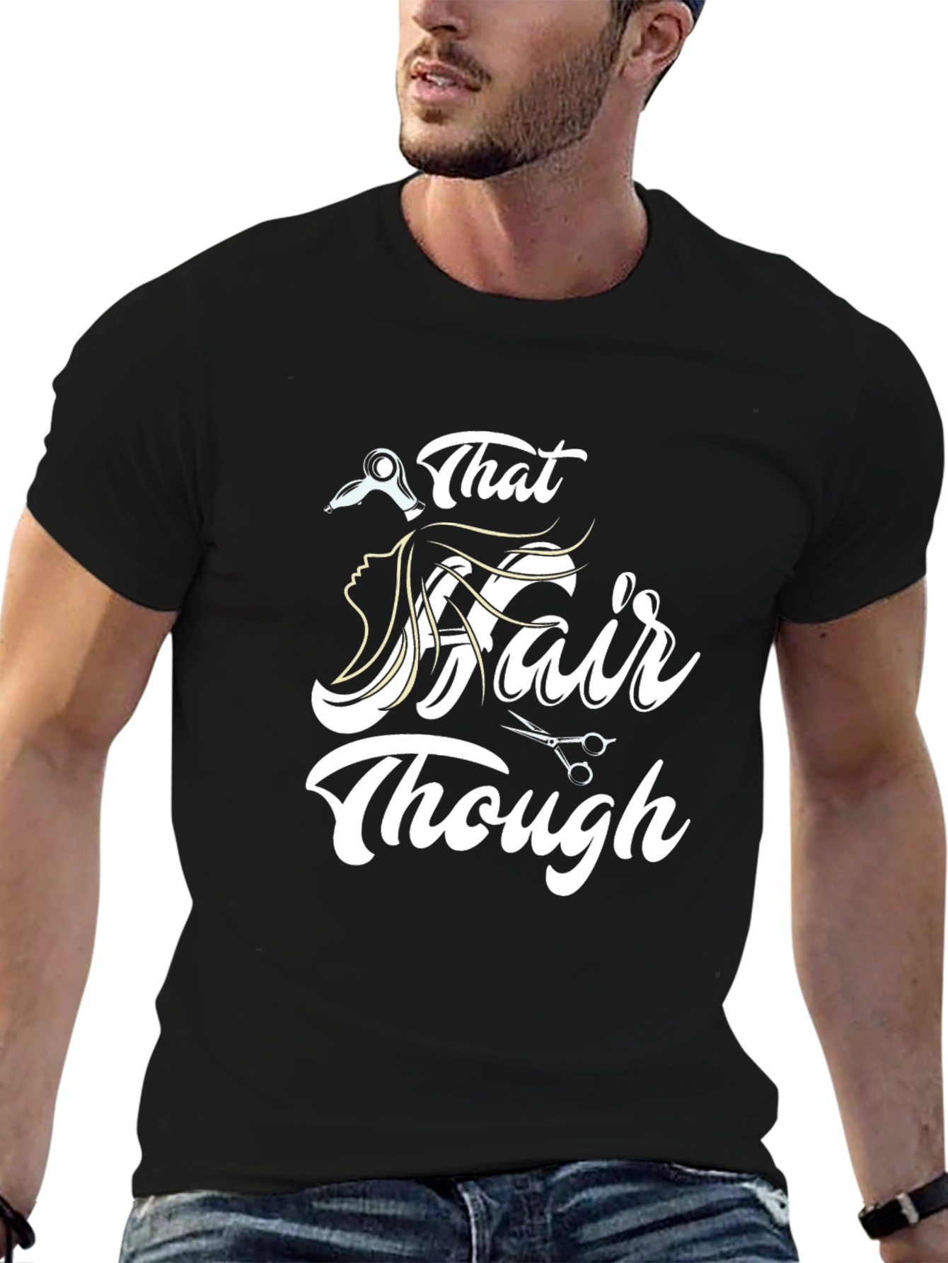That Hair Though Black Graphic T-Shirt
