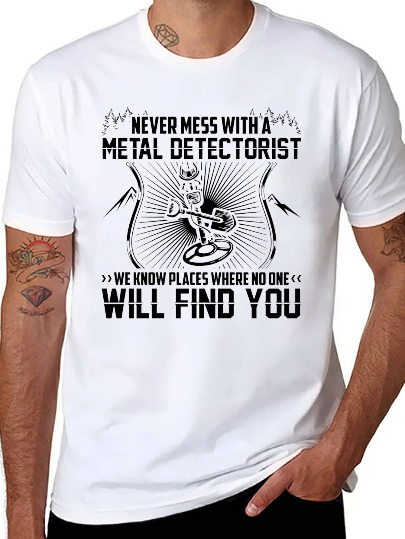 Metal Detectorist T-Shirt - Never Mess With Me!