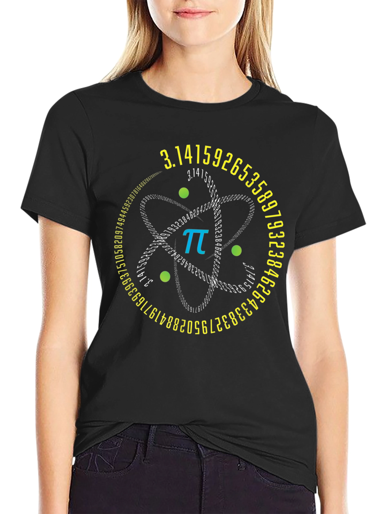 Pi Atomic T-Shirt: Science & Math Tee