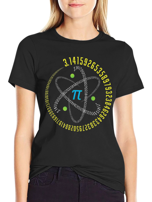 Pi Atomic T-Shirt: Science & Math Tee
