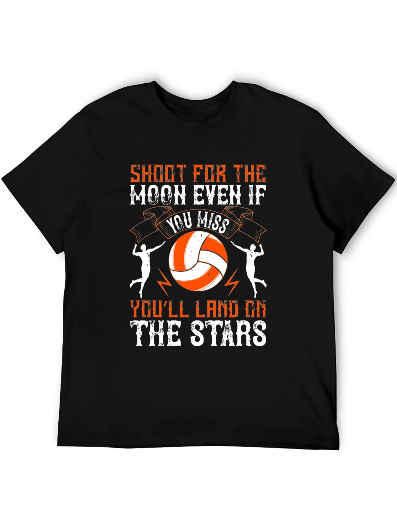 Shoot for the Moon Volleyball Graphic T-Shirt