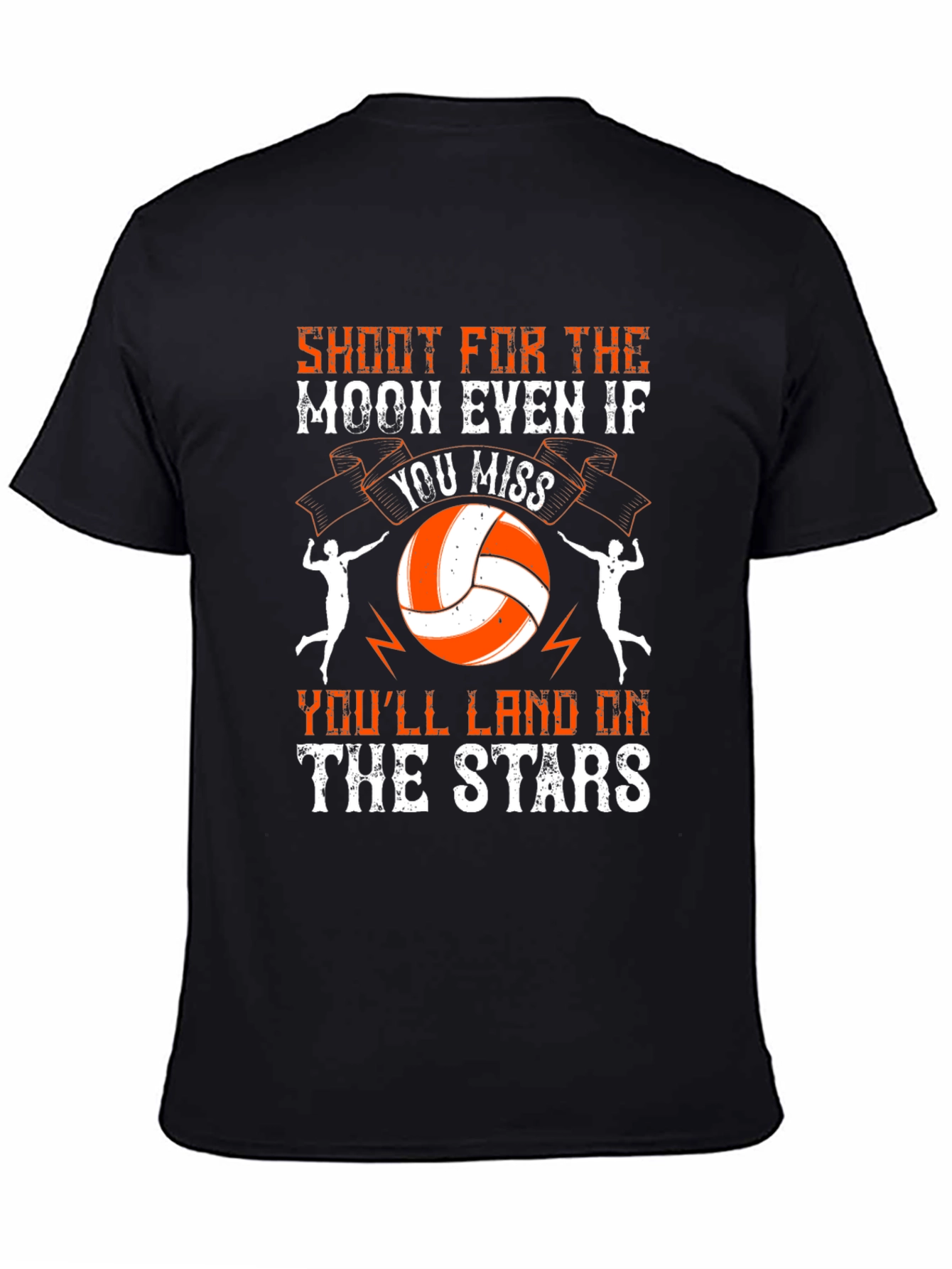Shoot for the Moon Volleyball Graphic T-Shirt