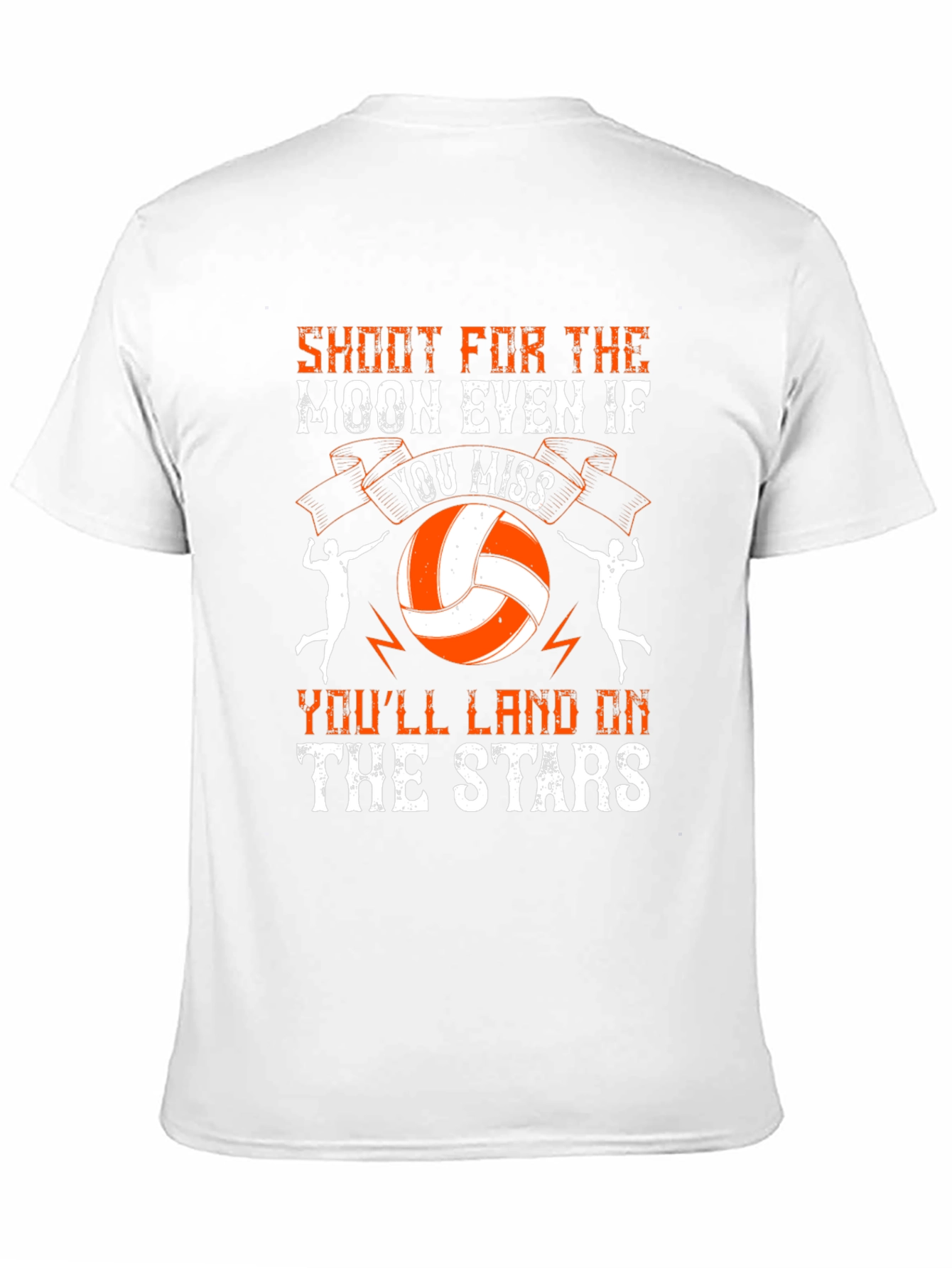 Shoot for the Moon Volleyball Graphic T-Shirt
