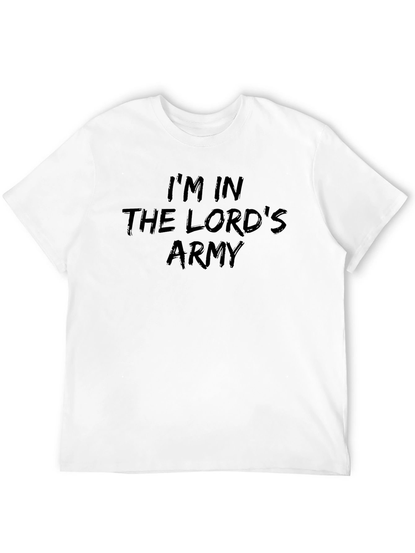 Im In The Lords Army Black T-Shirt