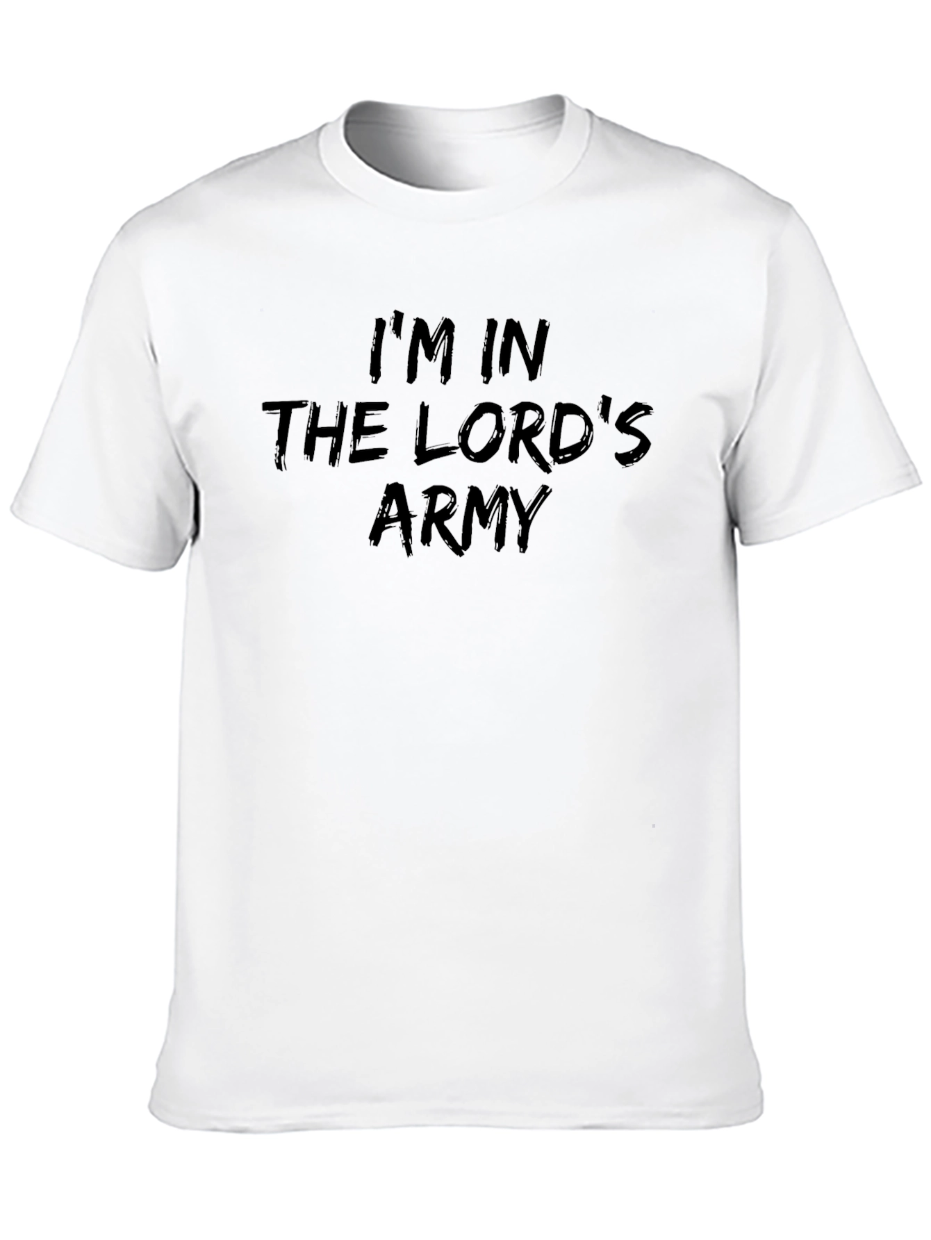 Im In The Lords Army Black T-Shirt