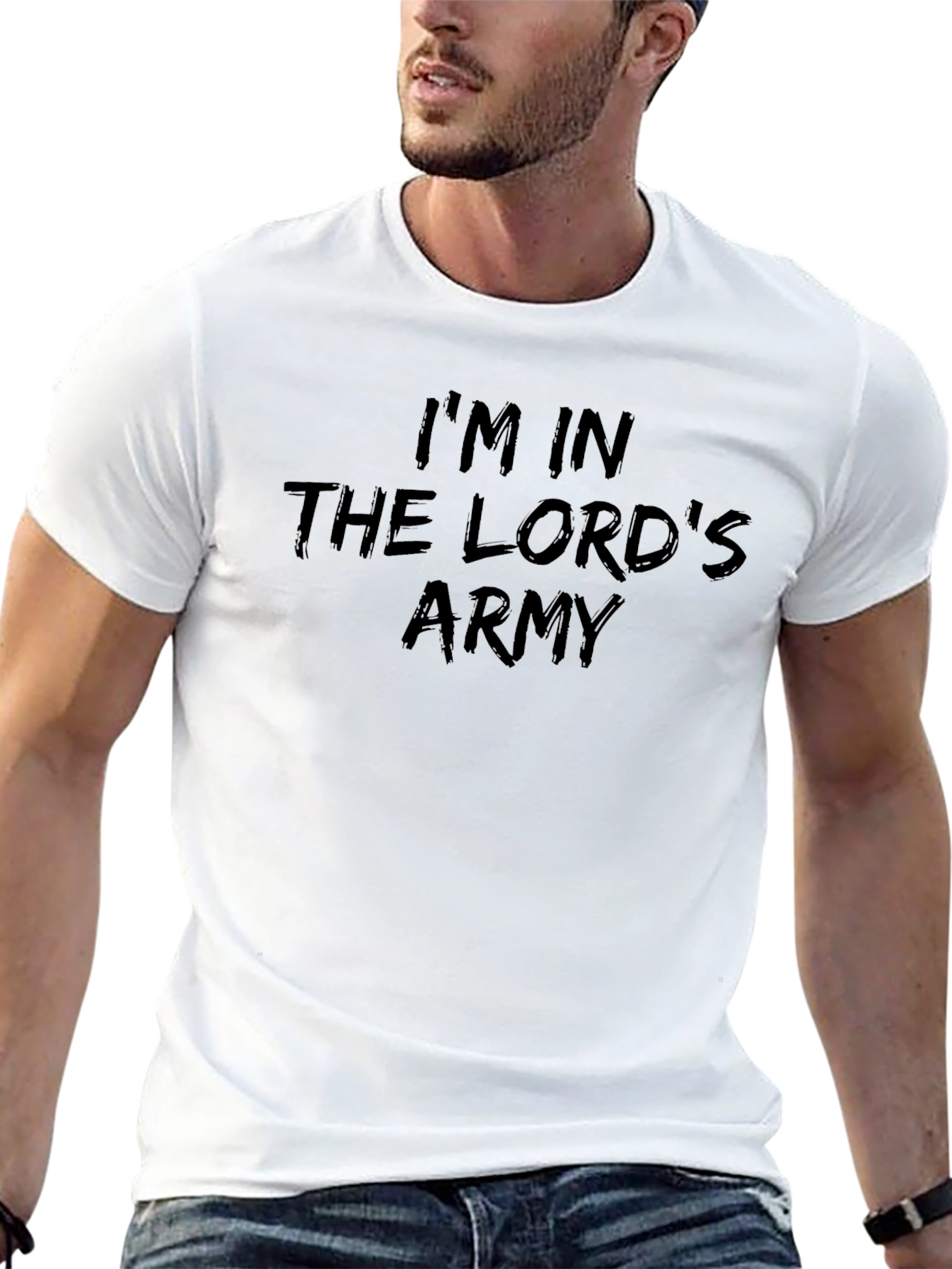 Im In The Lords Army Black T-Shirt