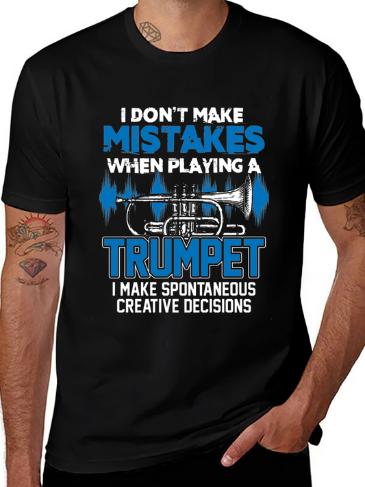 Funny Trumpet Player Graphic T-Shirt