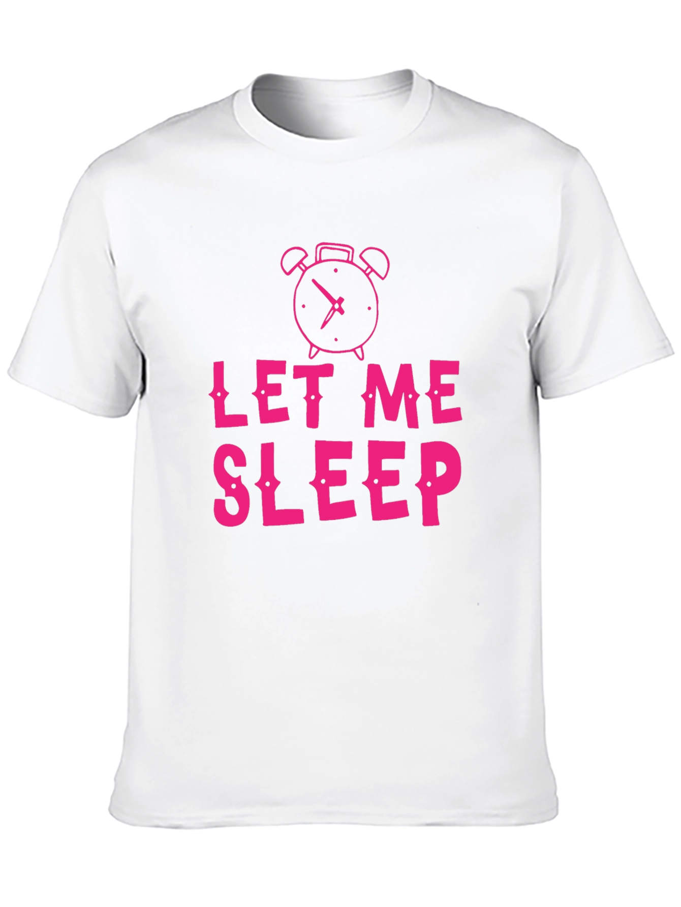 Let Me Sleep Black T-Shirt - Funny Graphic Tee
